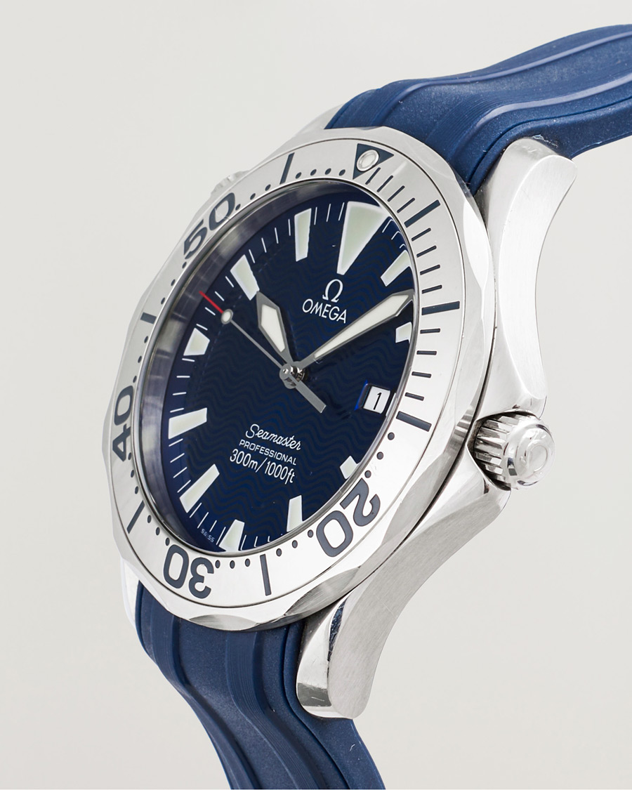 Uomini | Omega Pre-Owned Seamaster 300M Electric Blue  | Omega Pre-Owned | Seamaster 300M Electric Blue 