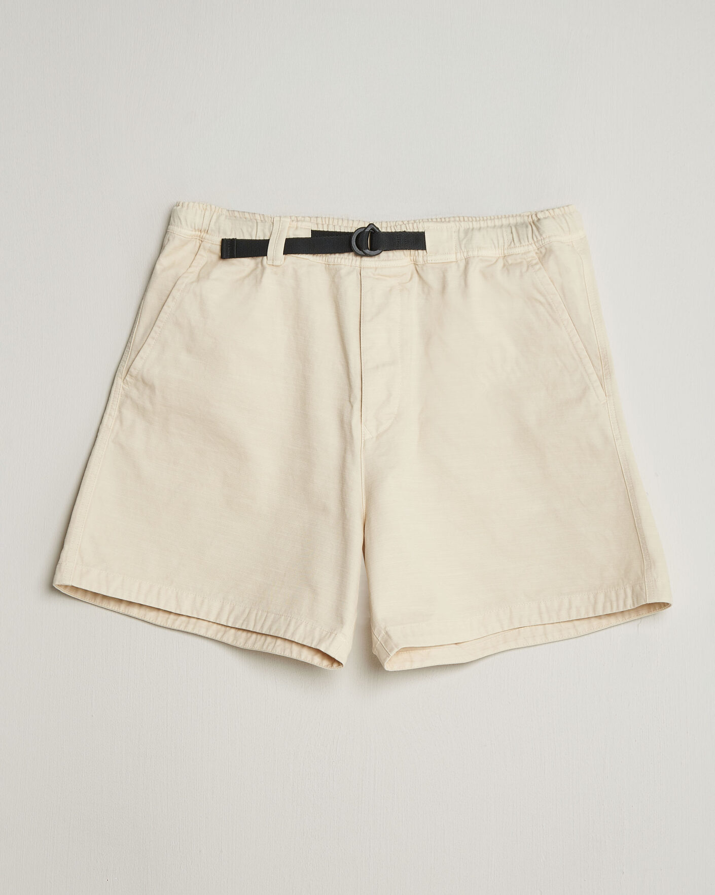 Uomini | Pantaloncini | Stone Island | Marina Organic Slub Cotton Shorts Ivory