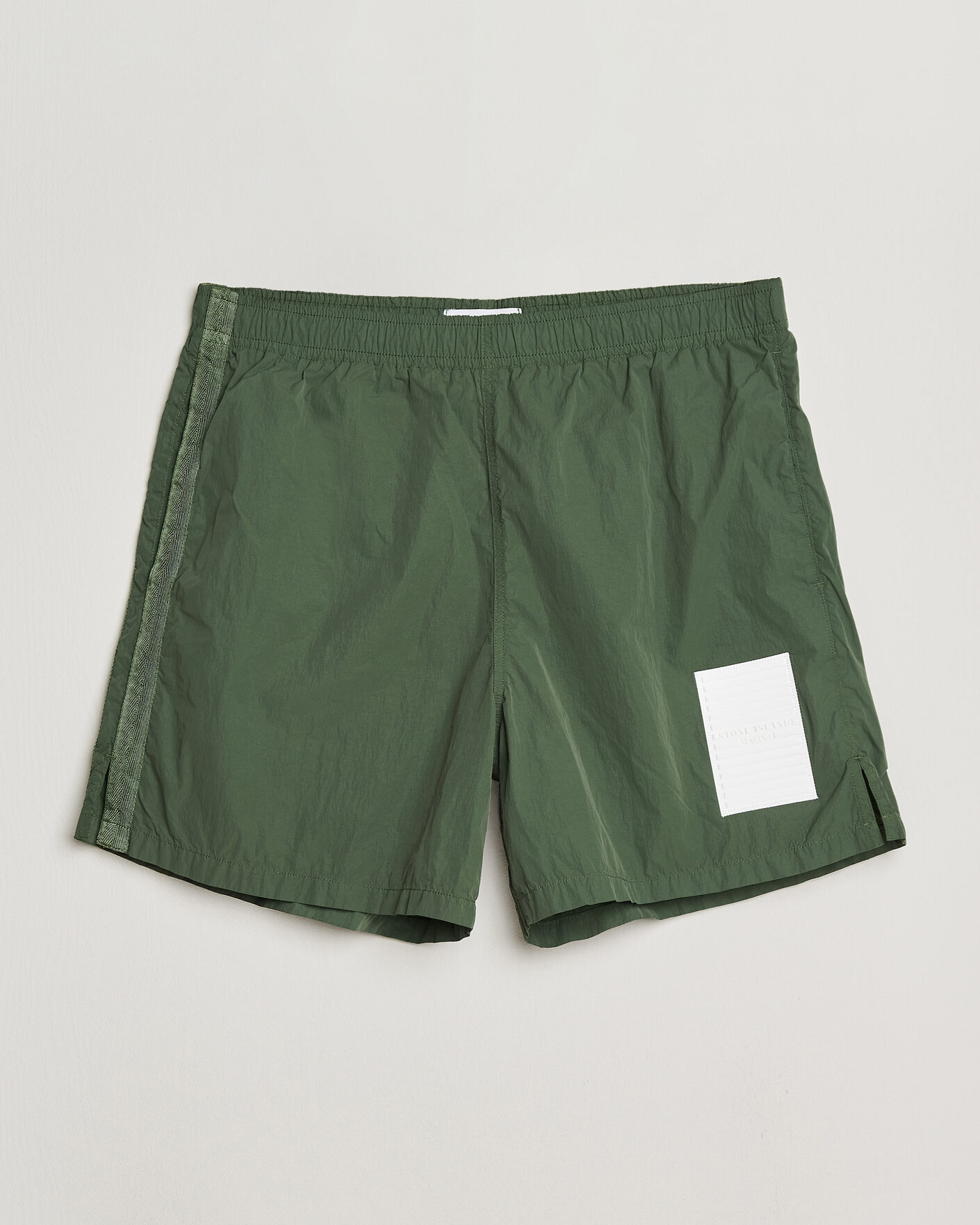 Uomini | Costumi da bagno | Stone Island | Marina Micro Brushed Nylon-TC Swimshorts Quartz Green
