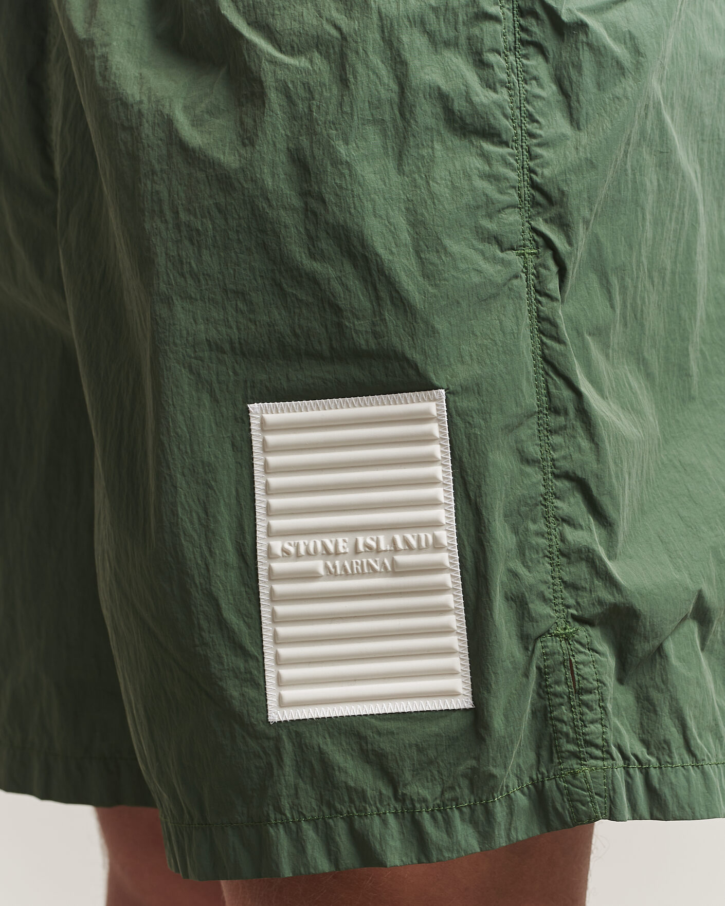 Uomini | Costumi da bagno | Stone Island | Marina Micro Brushed Nylon-TC Swimshorts Quartz Green