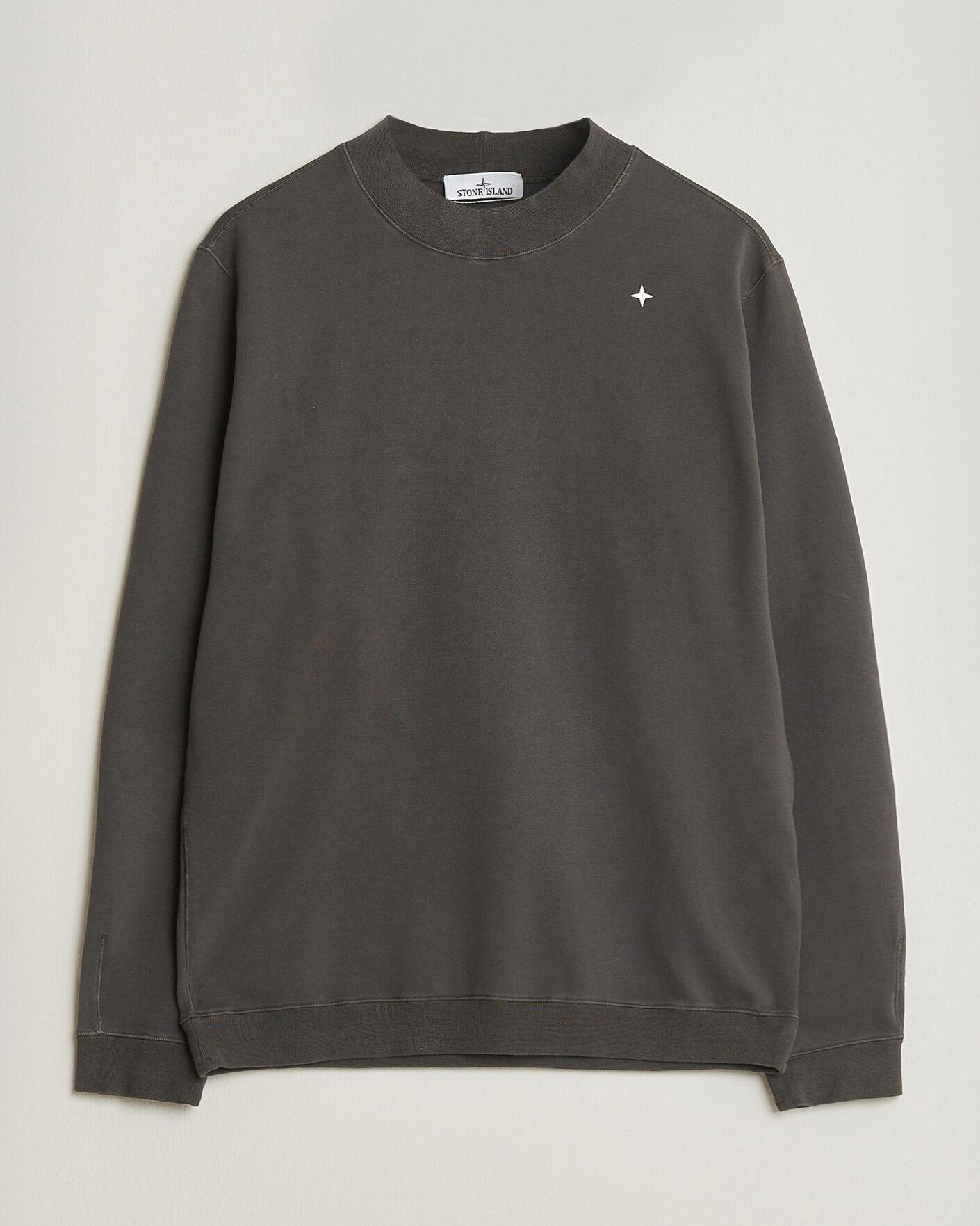 Uomini | Maglieria | Stone Island | Stellina Cotton Sweatshirt Charcoal