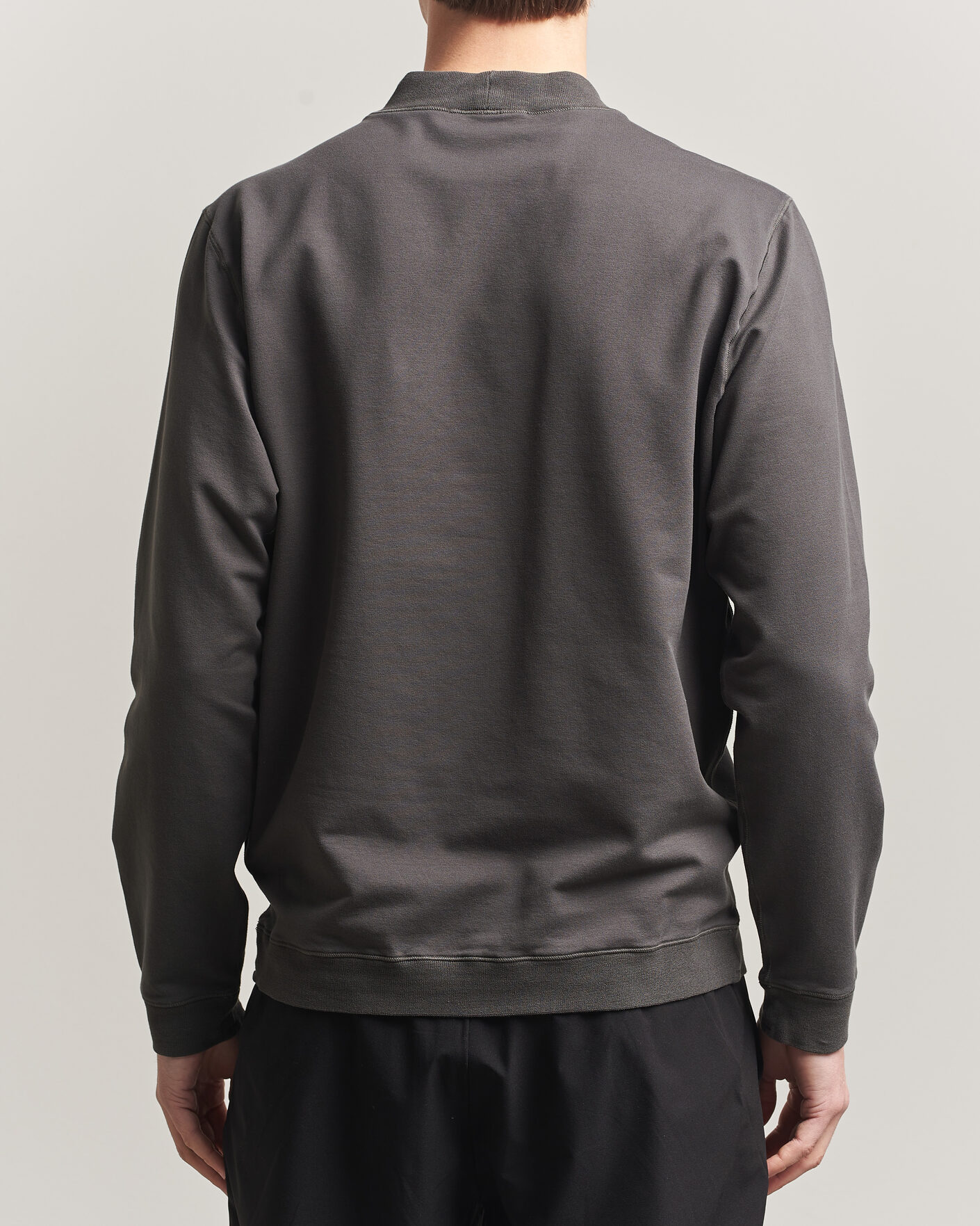 Uomini | Maglieria | Stone Island | Stellina Cotton Sweatshirt Charcoal