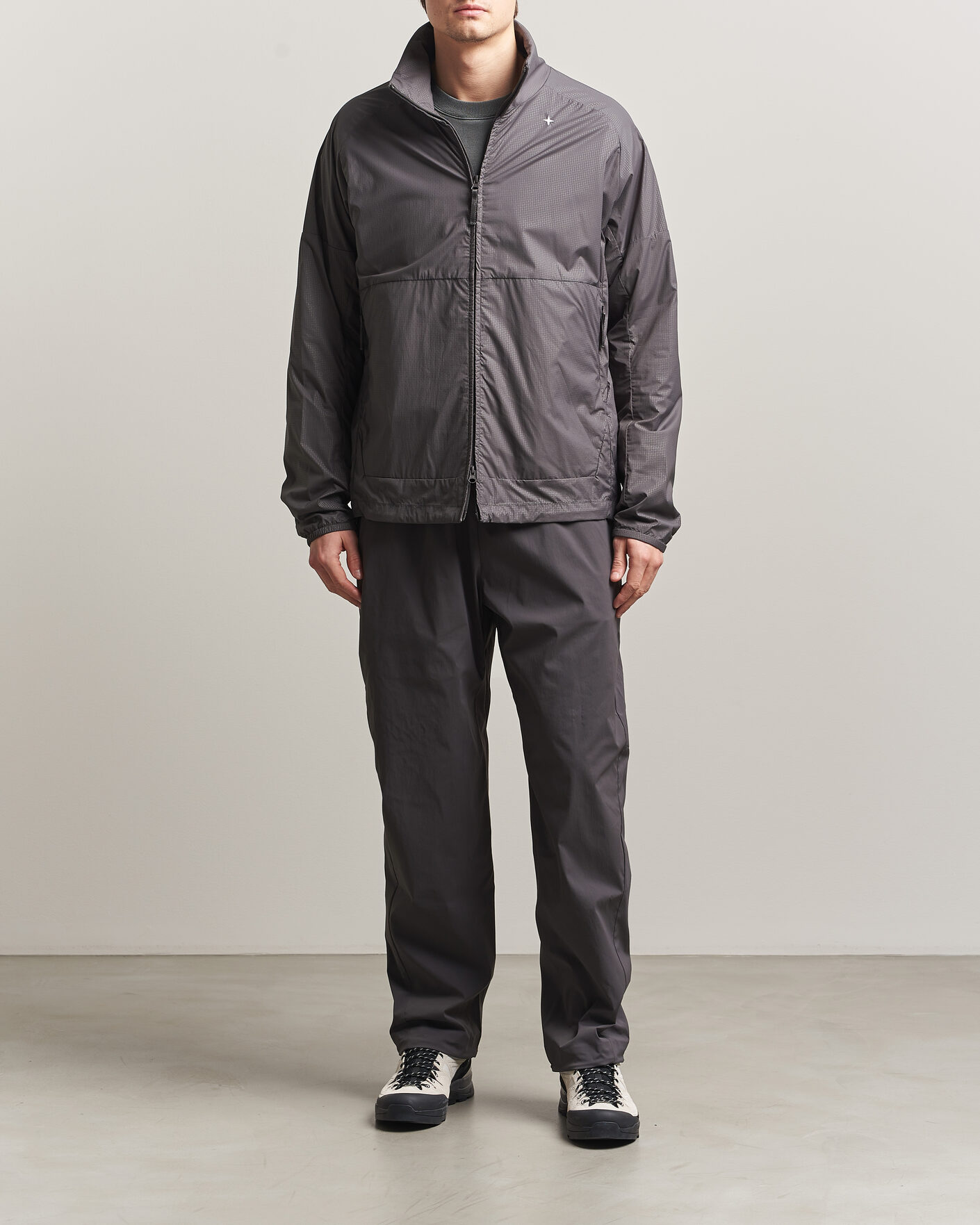 Uomini | Giacche | Stone Island | Stellina Nylon Stretch Field Jacket Charcoal