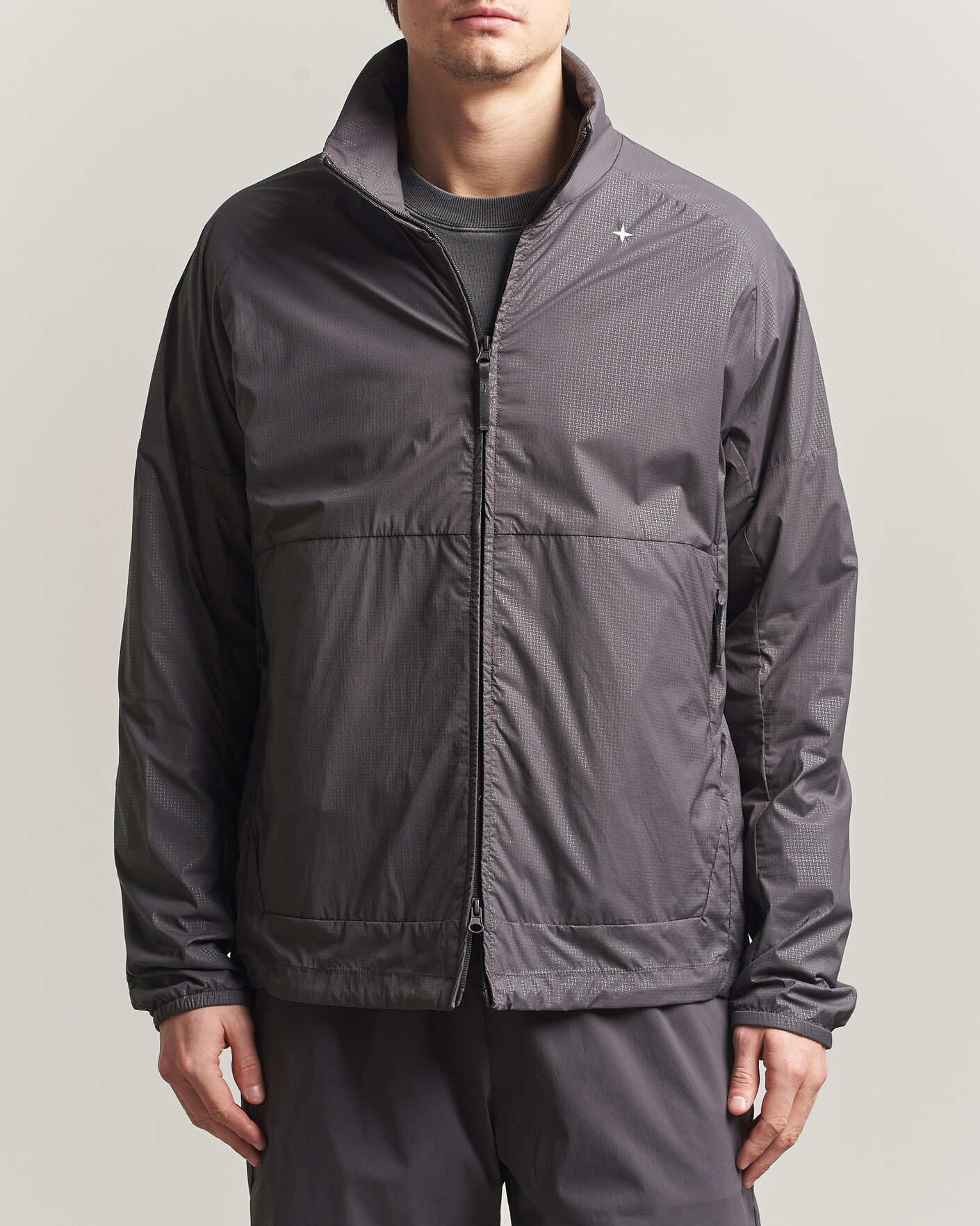 Uomini | Giacche | Stone Island | Stellina Nylon Stretch Field Jacket Charcoal