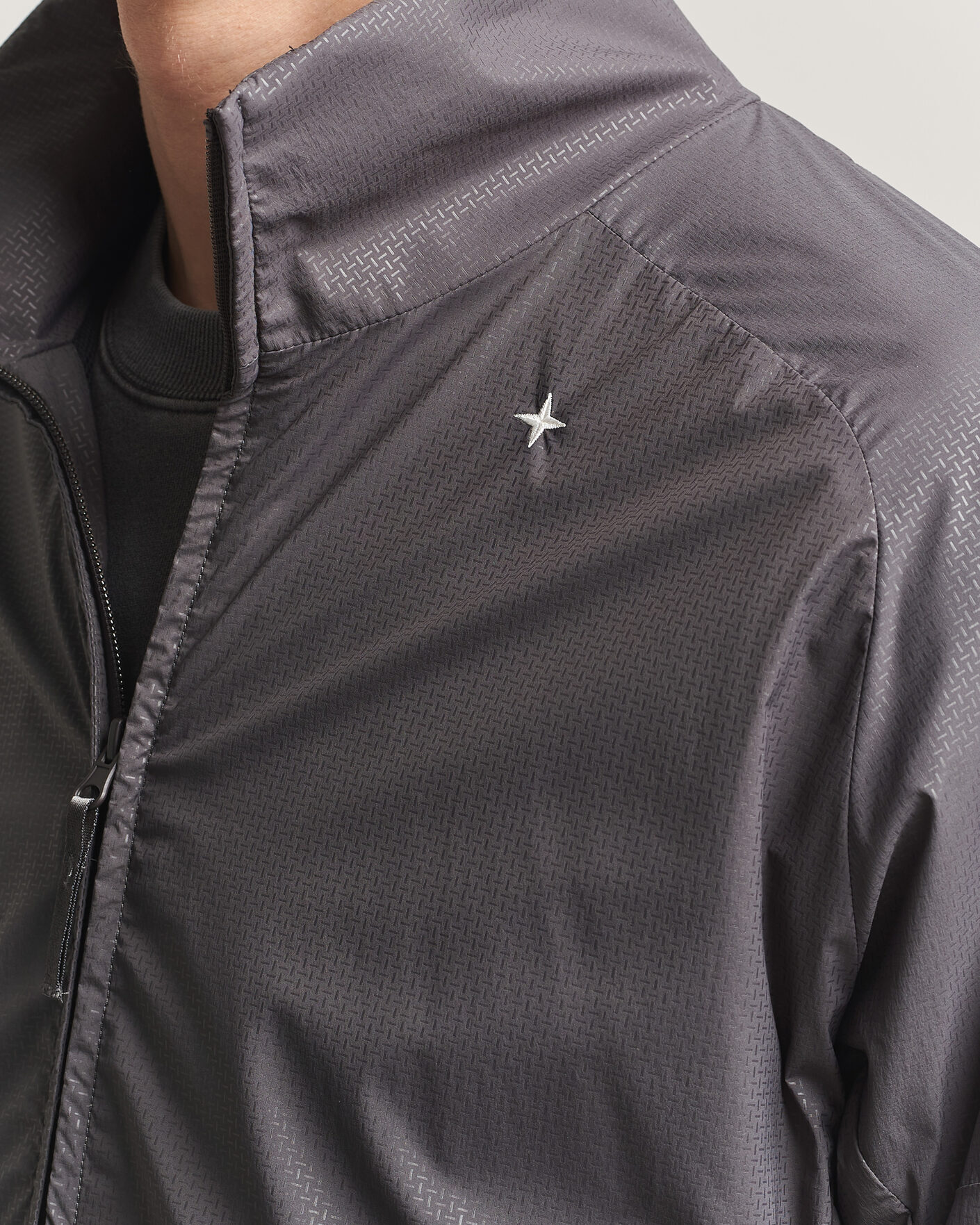 Uomini | Giacche | Stone Island | Stellina Nylon Stretch Field Jacket Charcoal