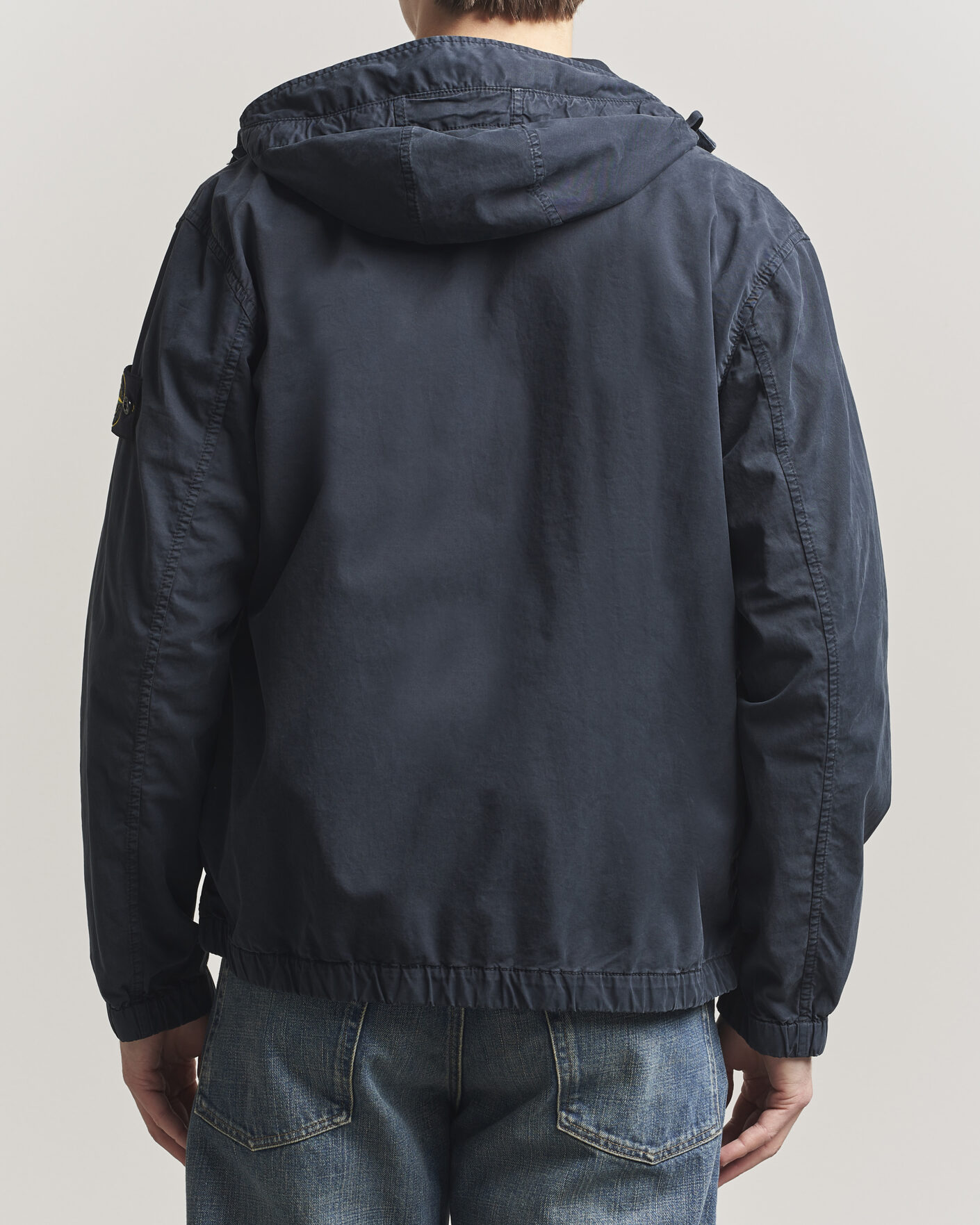 Uomini | Giacche | Stone Island | Stretch Cotton Twill Hood Jacket Navy