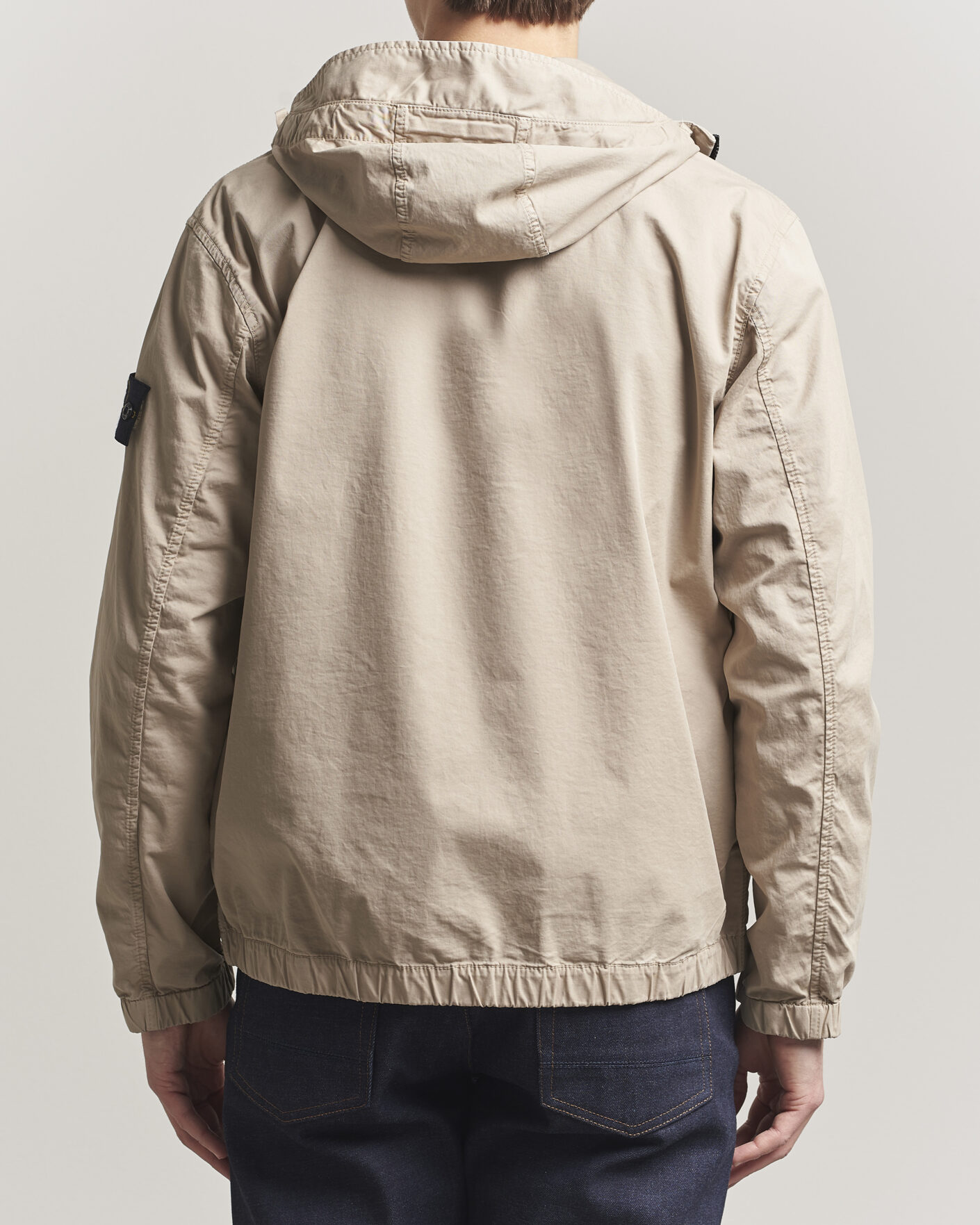 Uomini | Giacche | Stone Island | Stretch Cotton Twill Hood Jacket Desert