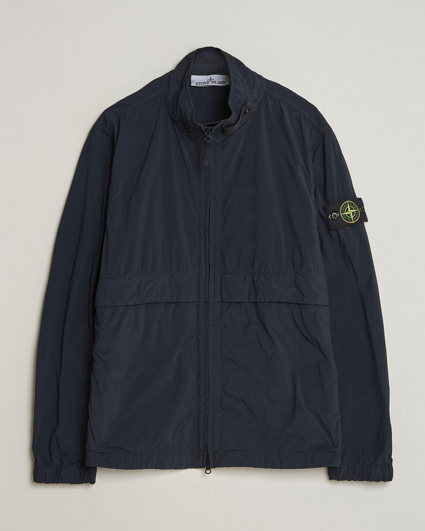 Uomini | Giacche | Stone Island | Nylon Smerigliato-TC Stand Collar Jacket Navy