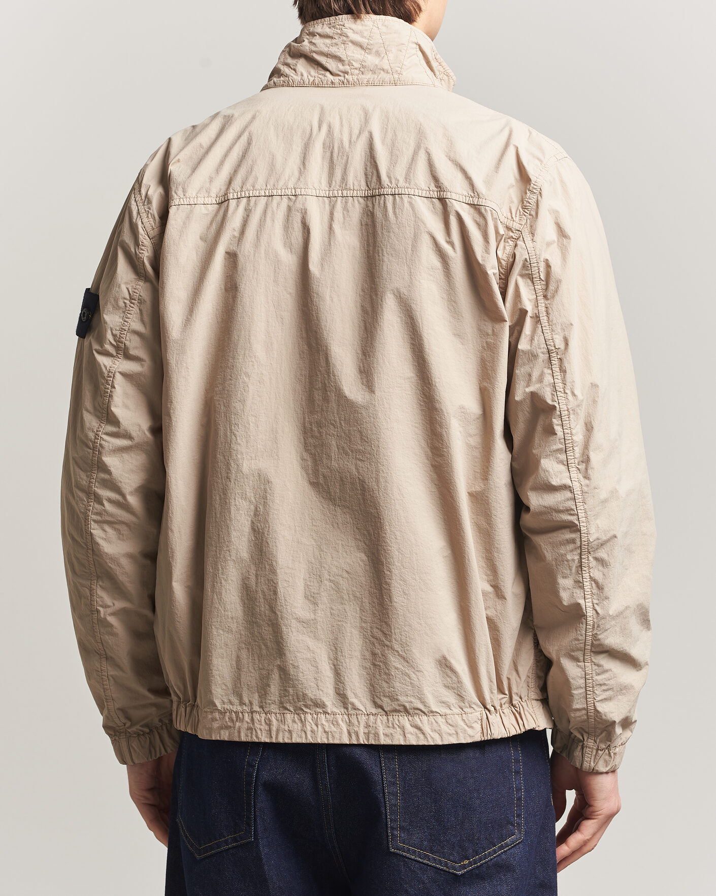 Uomini | Giacche | Stone Island | Nylon Smerigliato-TC Stand Collar Jacket Desert