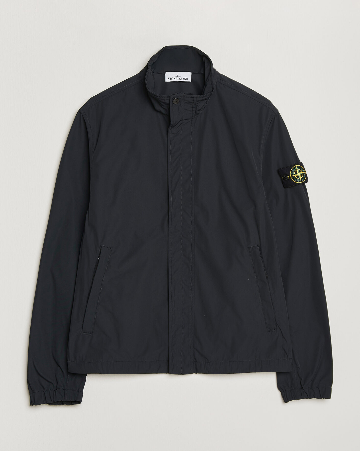 Uomini | Giacche | Stone Island | Micro Twill Stand Collar Jacket Black