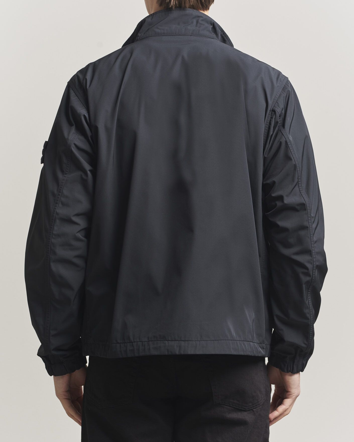 Uomini | Giacche | Stone Island | Micro Twill Stand Collar Jacket Black