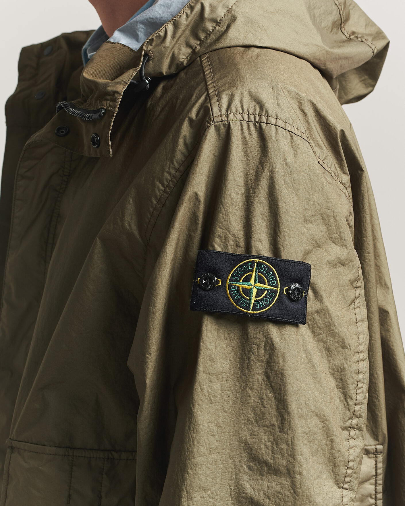 Uomini | Giacche | Stone Island | Membrana 3L Hooded Parka Military Green