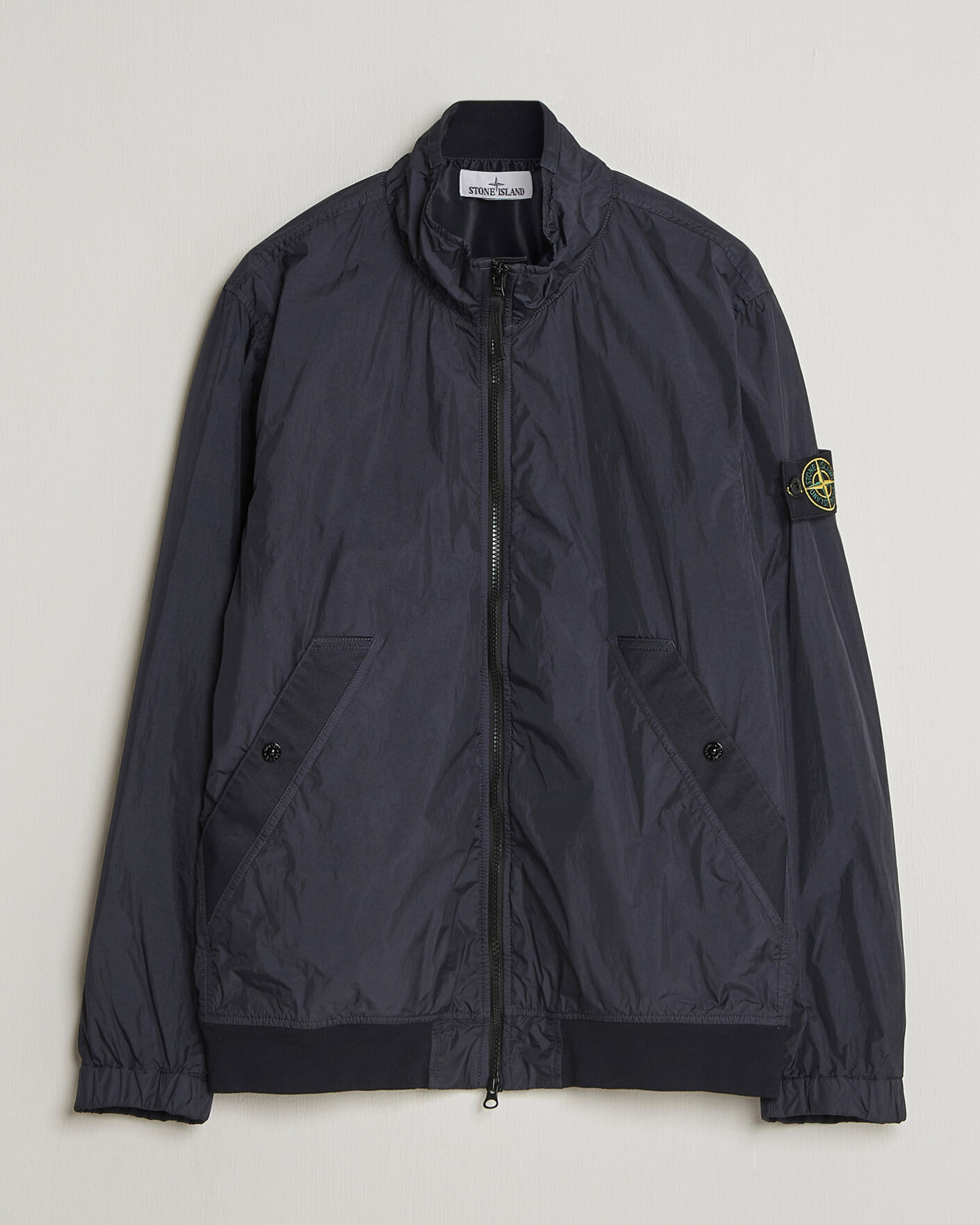 Uomini | Giacche | Stone Island | Crinkle Reps Short Jacket Navy