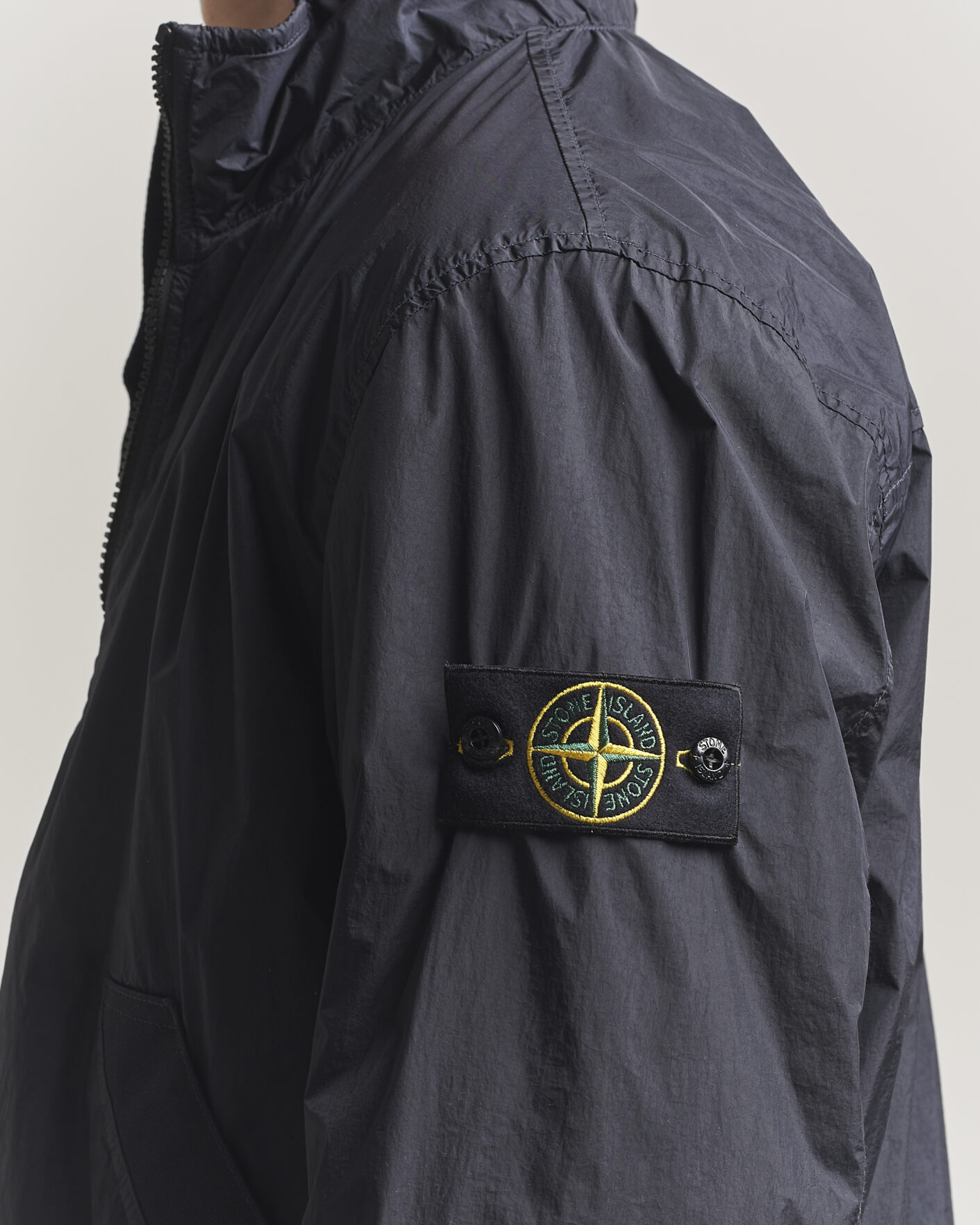 Uomini | Giacche | Stone Island | Crinkle Reps Short Jacket Navy