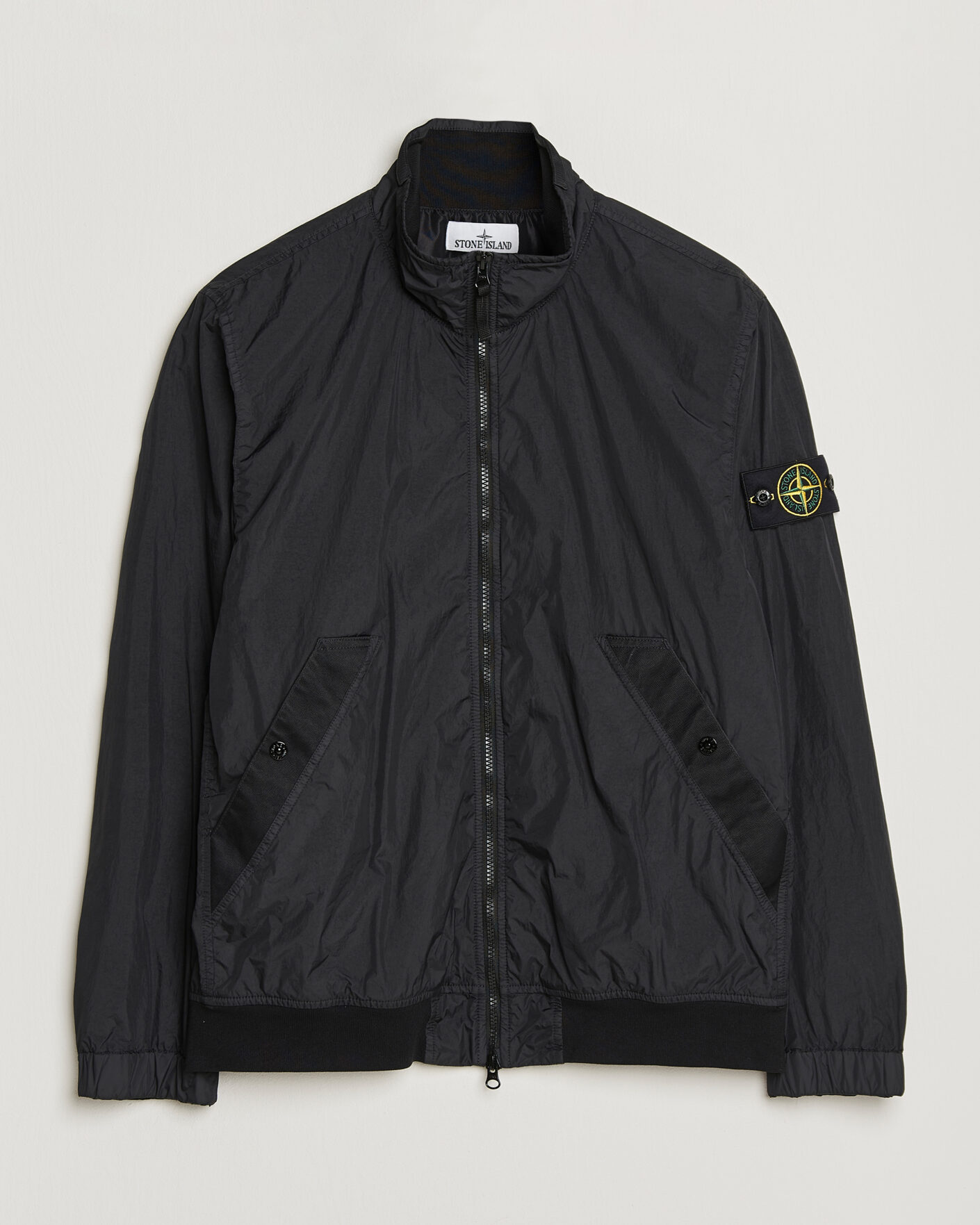 Uomini | Giacche | Stone Island | Crinkle Reps Short Jacket Black