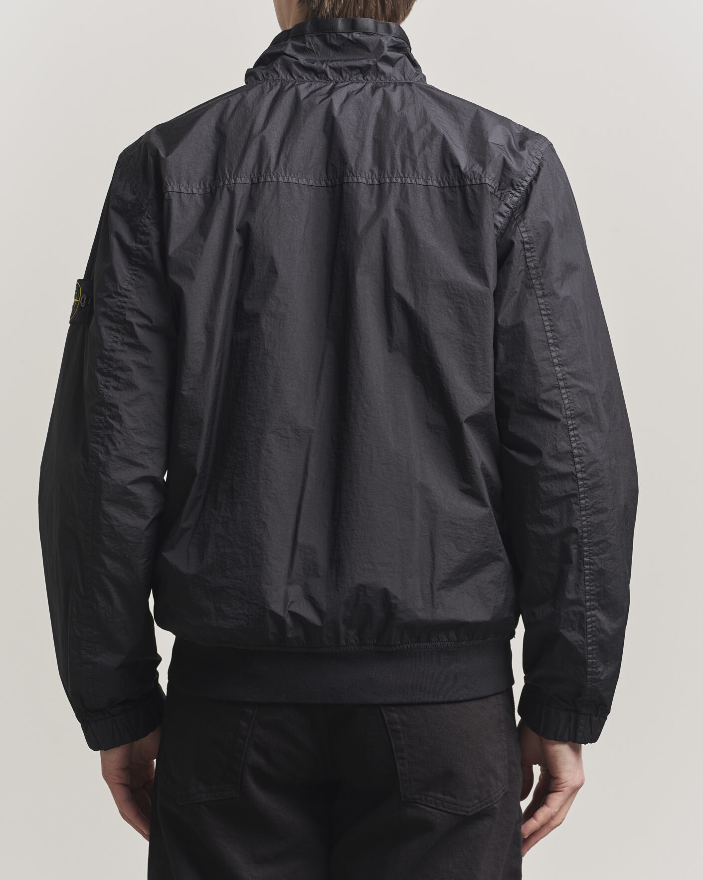 Uomini | Giacche | Stone Island | Crinkle Reps Short Jacket Black