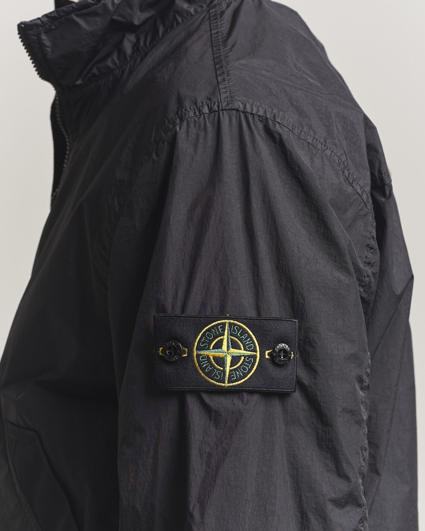 Uomini | Giacche | Stone Island | Crinkle Reps Short Jacket Black