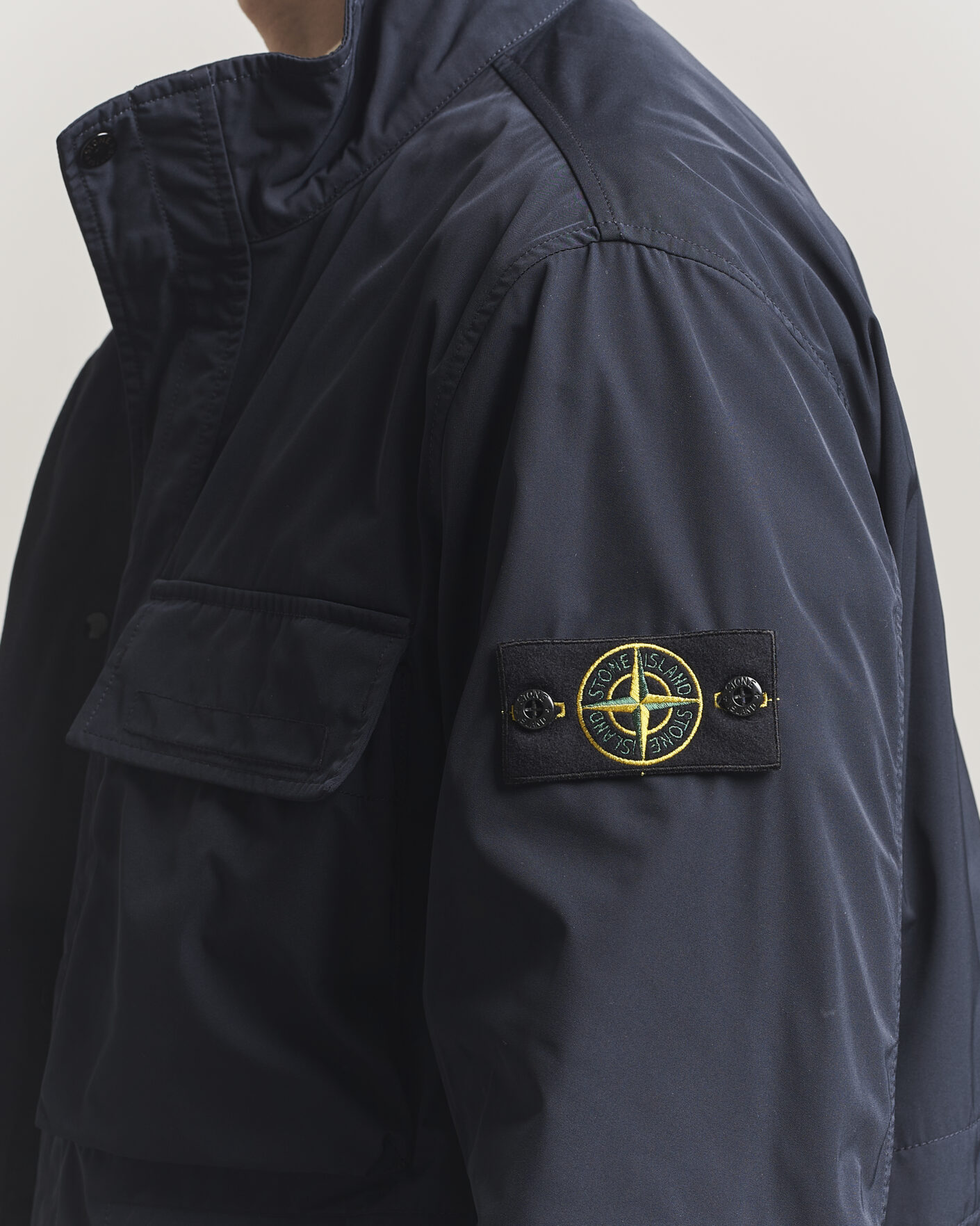 Uomini | Giacche | Stone Island | Micro Twill Field Jacket Navy