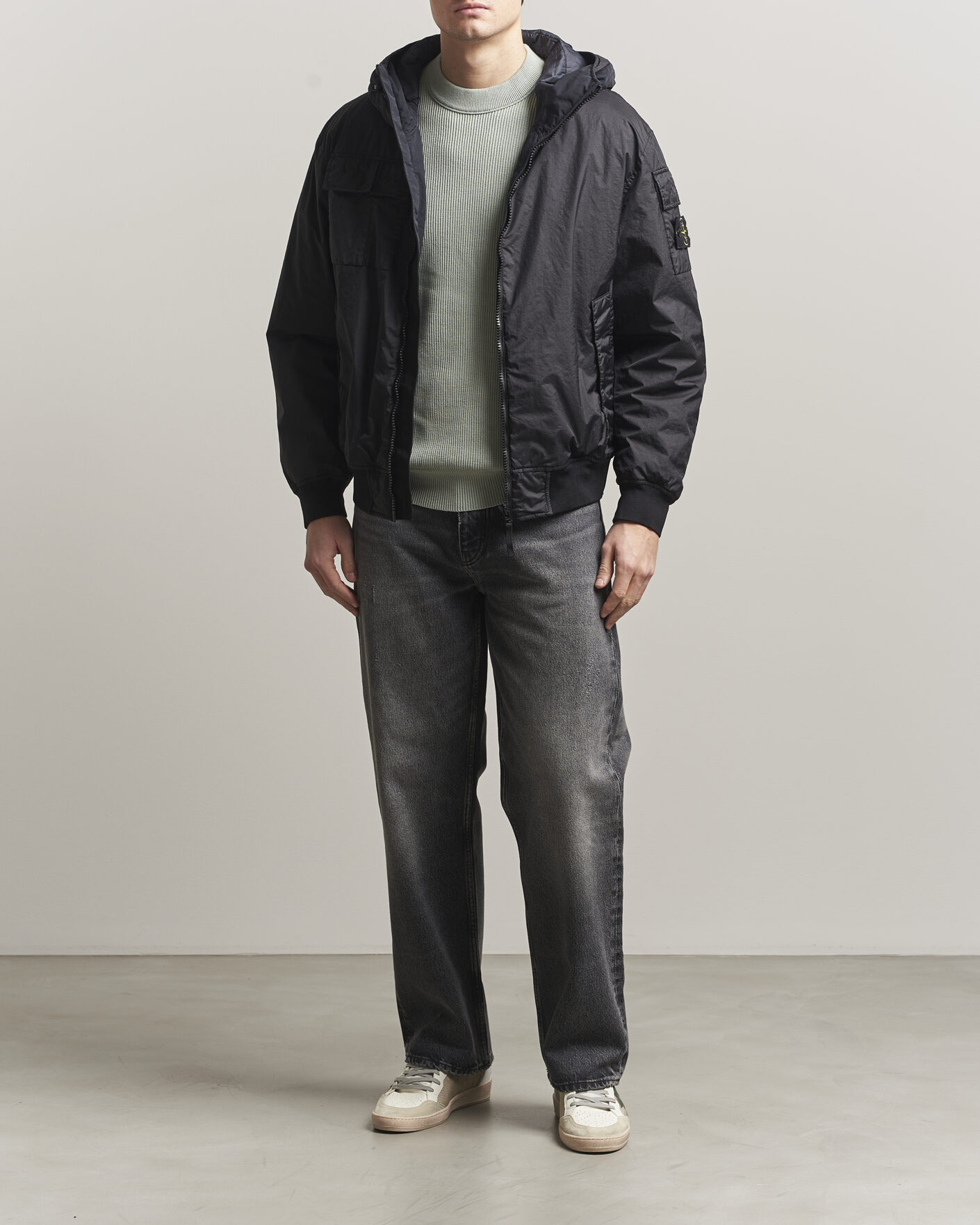 Uomini | Giacche | Stone Island | Membrana 3L Hood Jacket Black