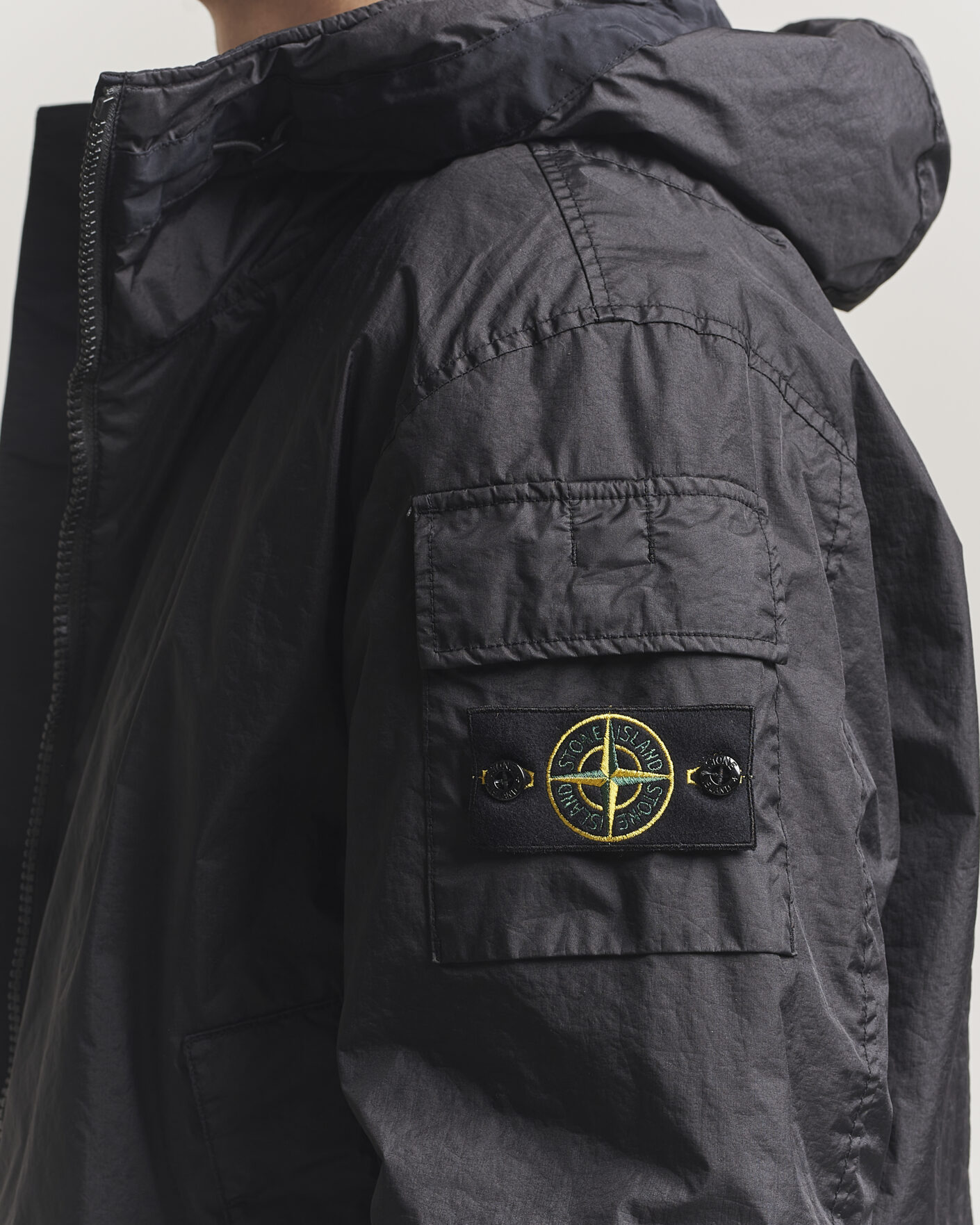 Uomini | Giacche | Stone Island | Membrana 3L Hood Jacket Black