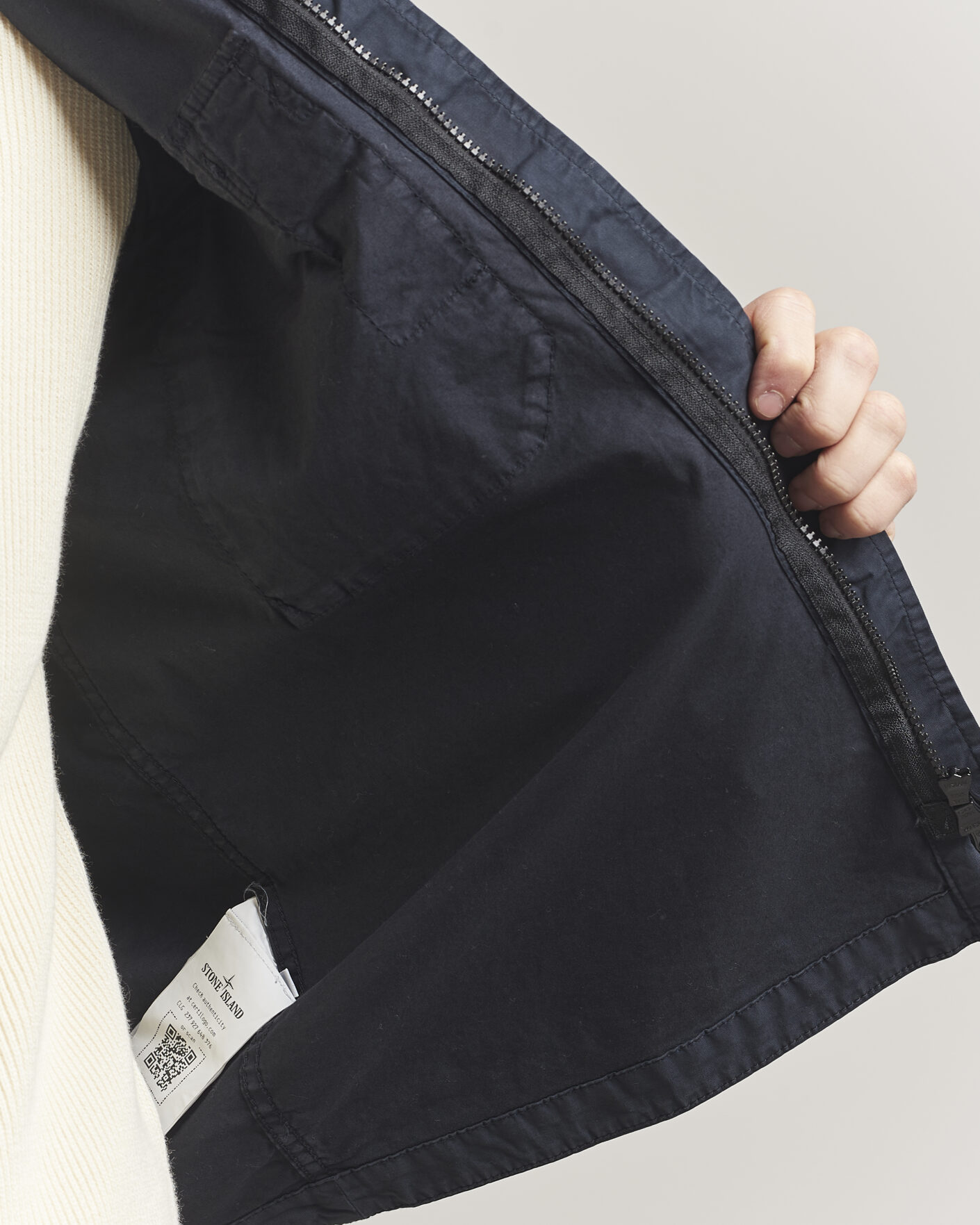 Uomini | Giacche | Stone Island | Organic Cotton Twill Overshirt Navy