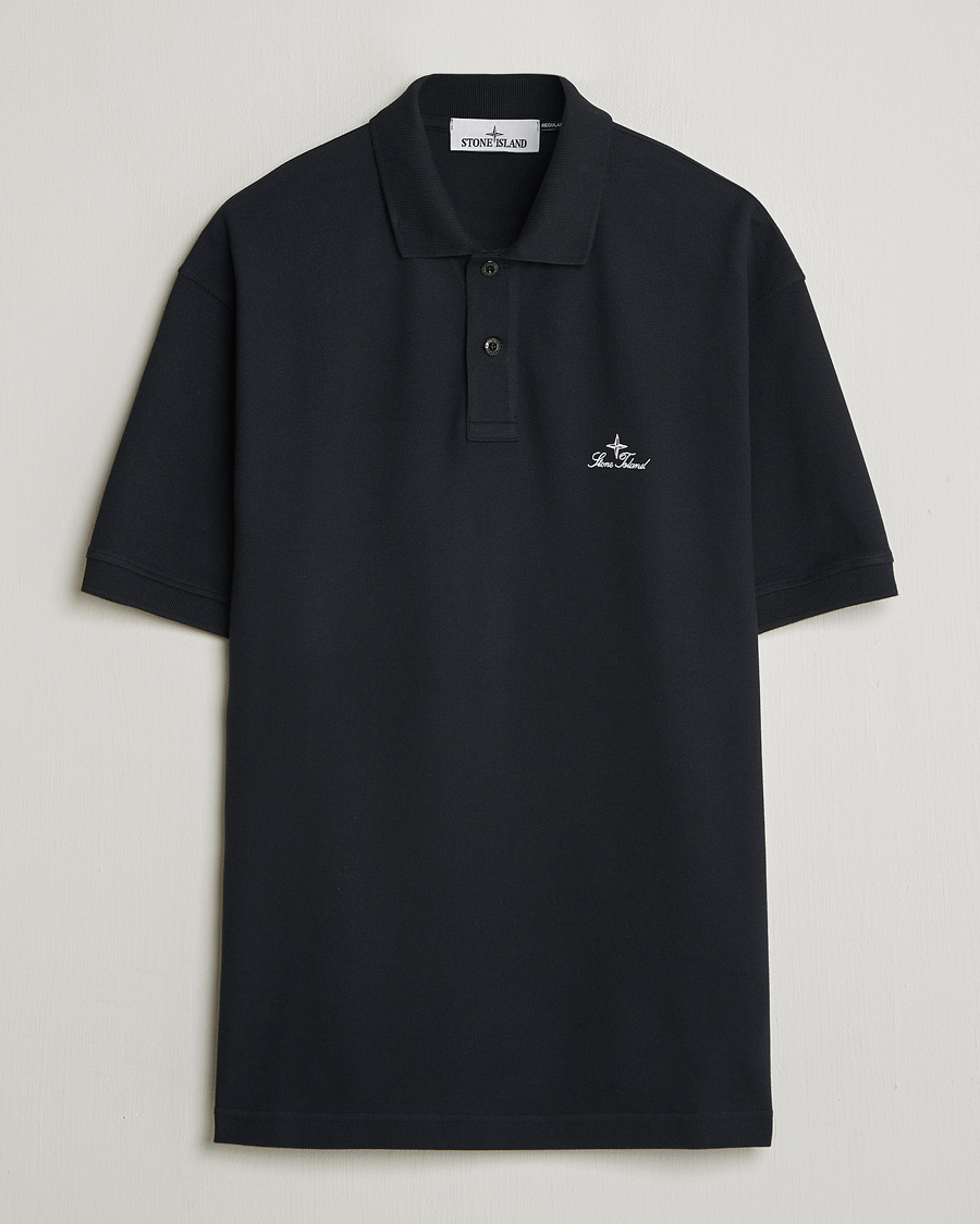 Uomini | Polo | Stone Island | Organic Cotton Pique Navy