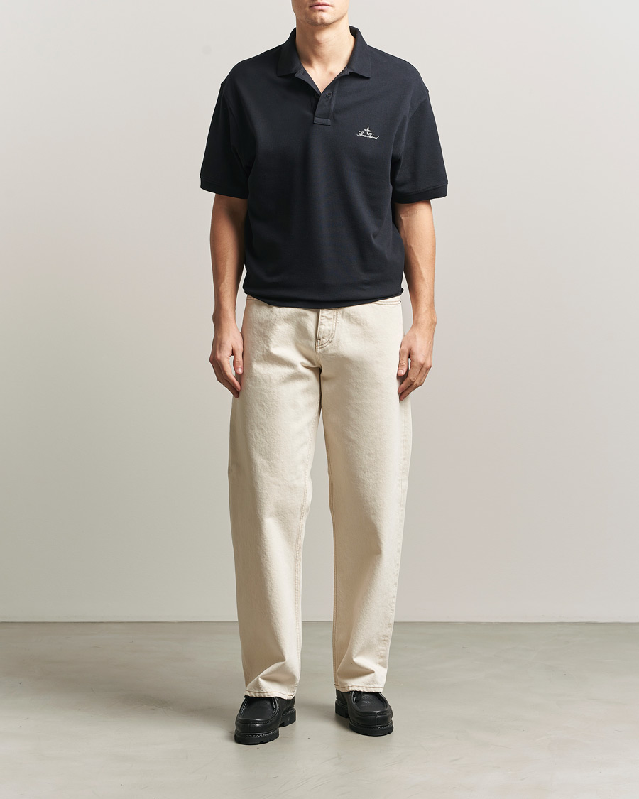 Uomini | Polo | Stone Island | Organic Cotton Pique Navy