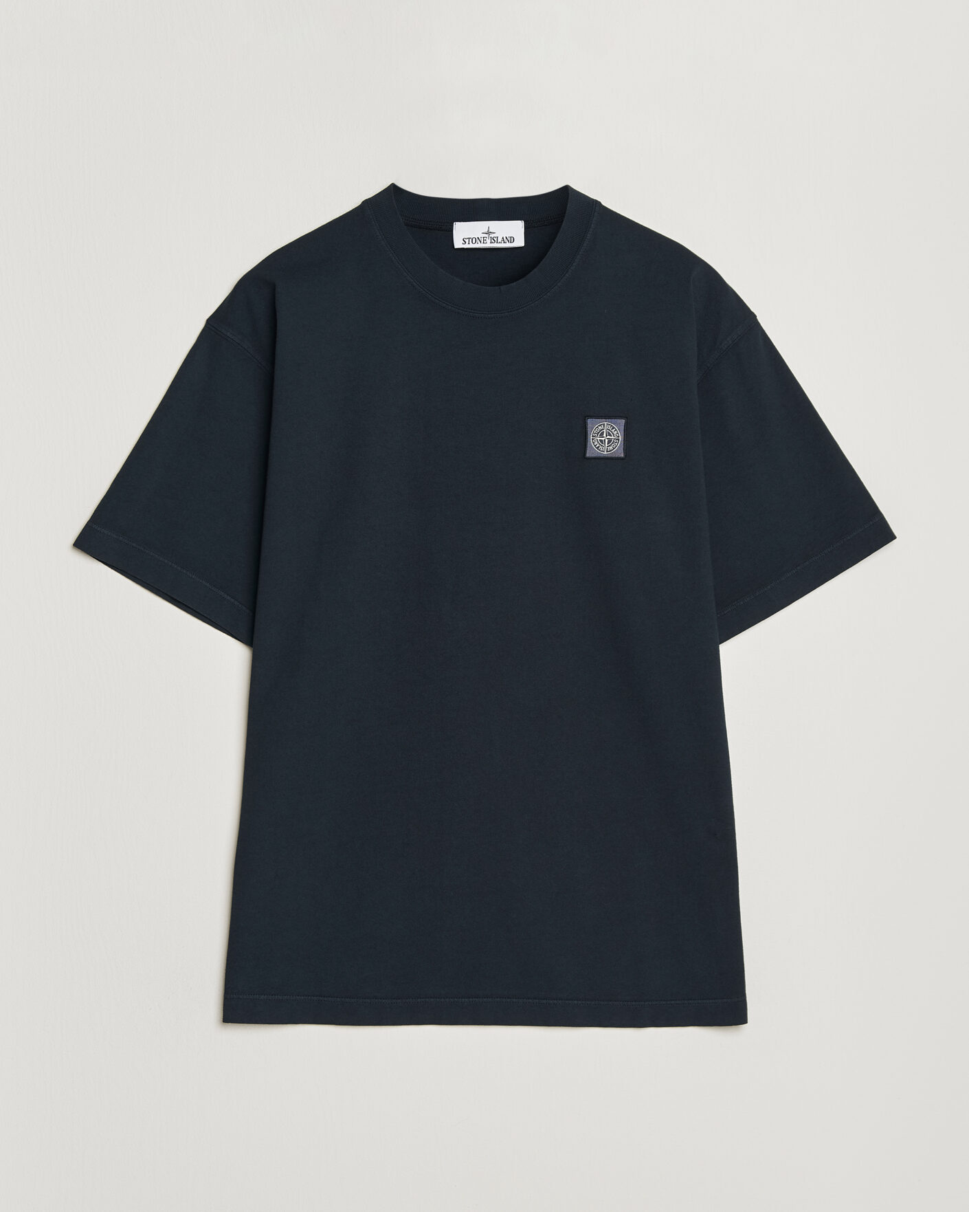 Uomini | T-shirt | Stone Island | Combed Organic Cotton T-Shirt Navy