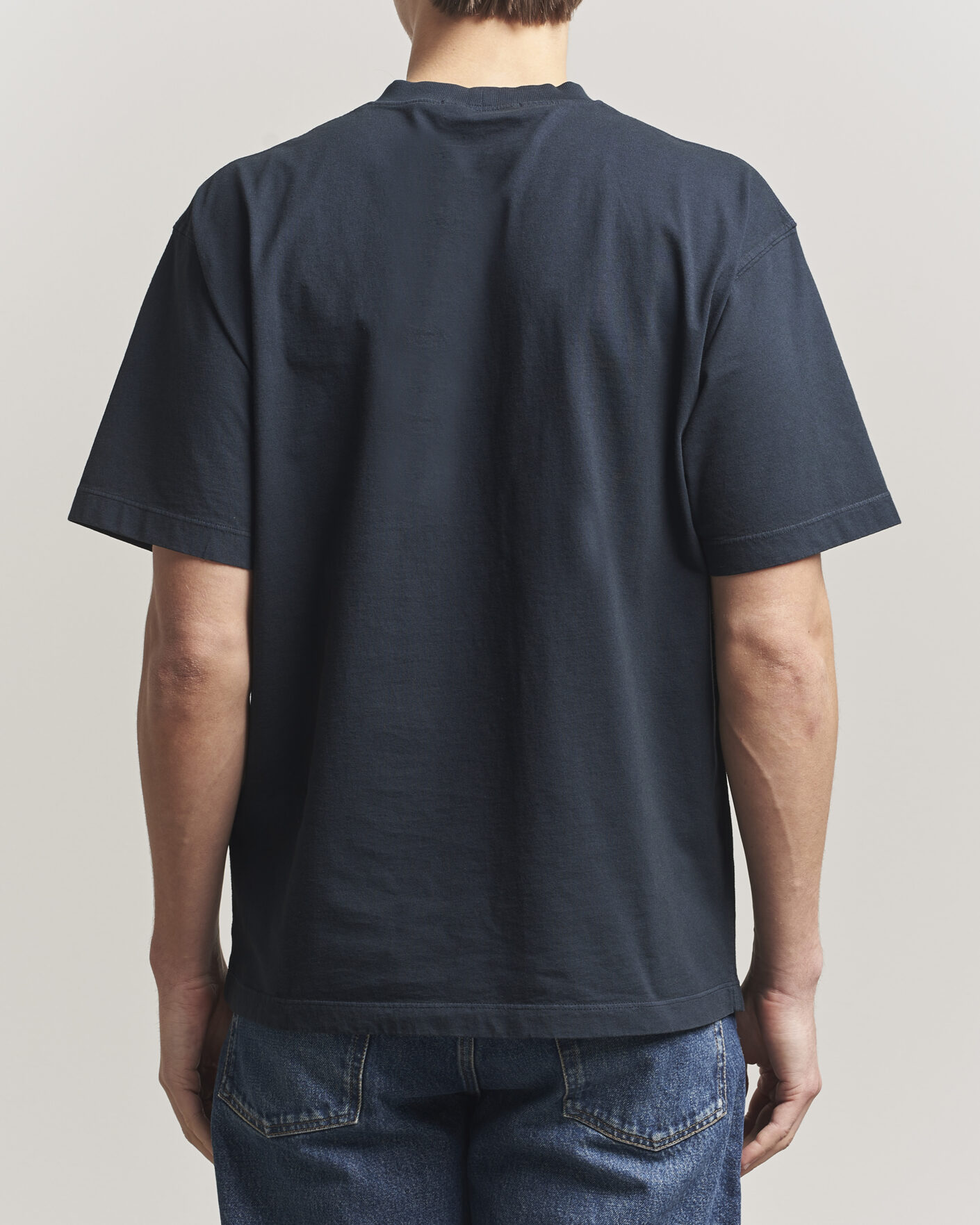 Uomini | T-shirt | Stone Island | Combed Organic Cotton T-Shirt Navy