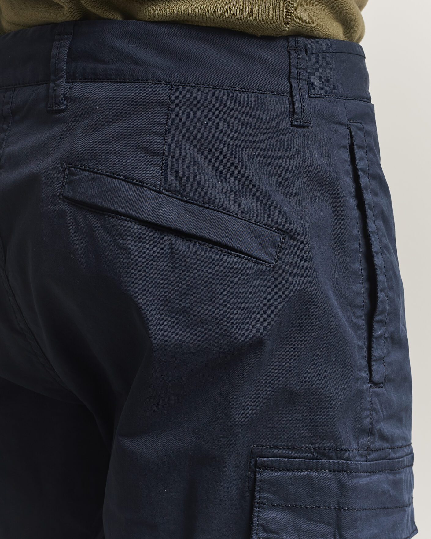 Uomini | Pantaloni | Stone Island | Stretch Cotton Twill Cargo Trousers Navy