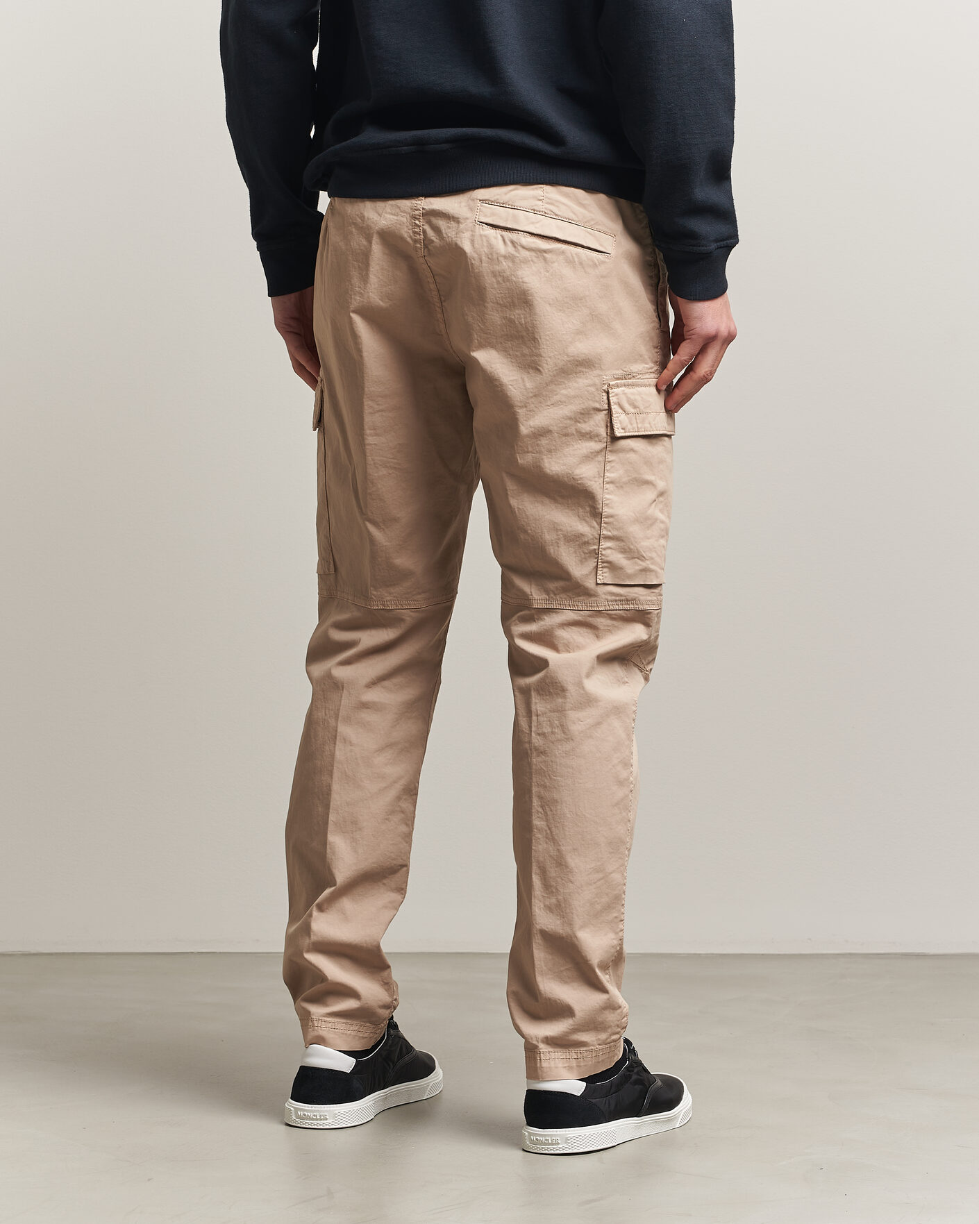 Uomini | Pantaloni | Stone Island | Stretch Cotton Twill Cargo Trousers Desert