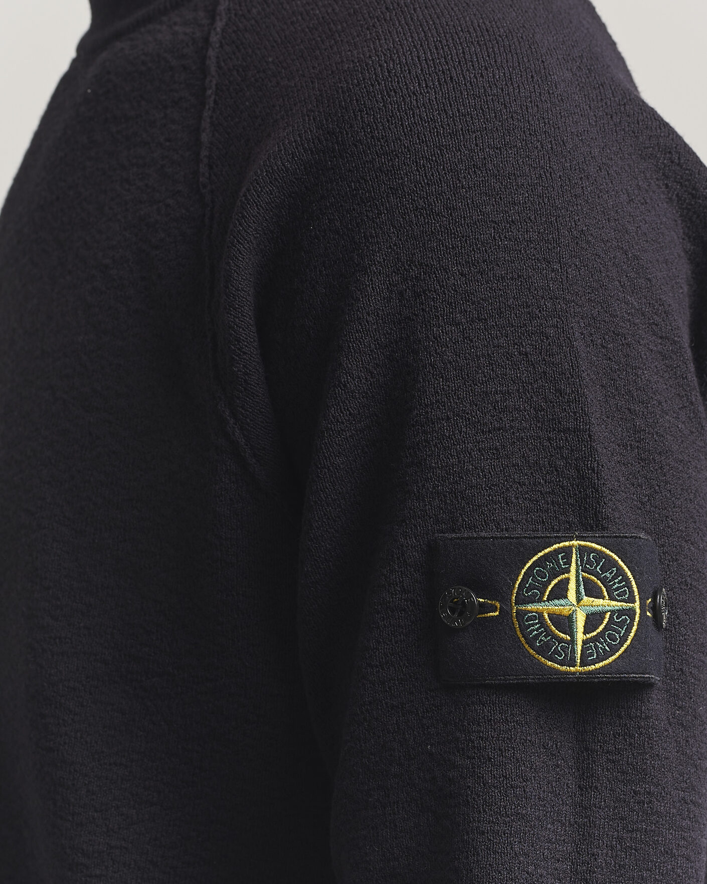 Uomini | Maglieria | Stone Island | Raw Hand Organic Cotton Crewneck Navy