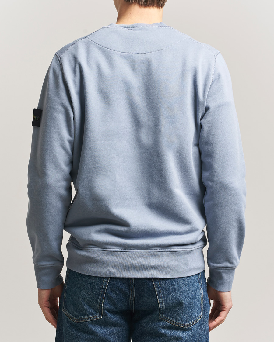 Uomini | Maglieria | Stone Island | Garment Dyed Fleece Sweatshirt Dark Blue