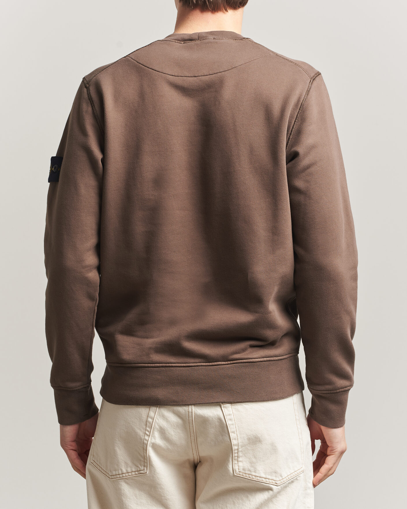 Uomini | Maglieria | Stone Island | Garment Dyed Fleece Sweatshirt Umber