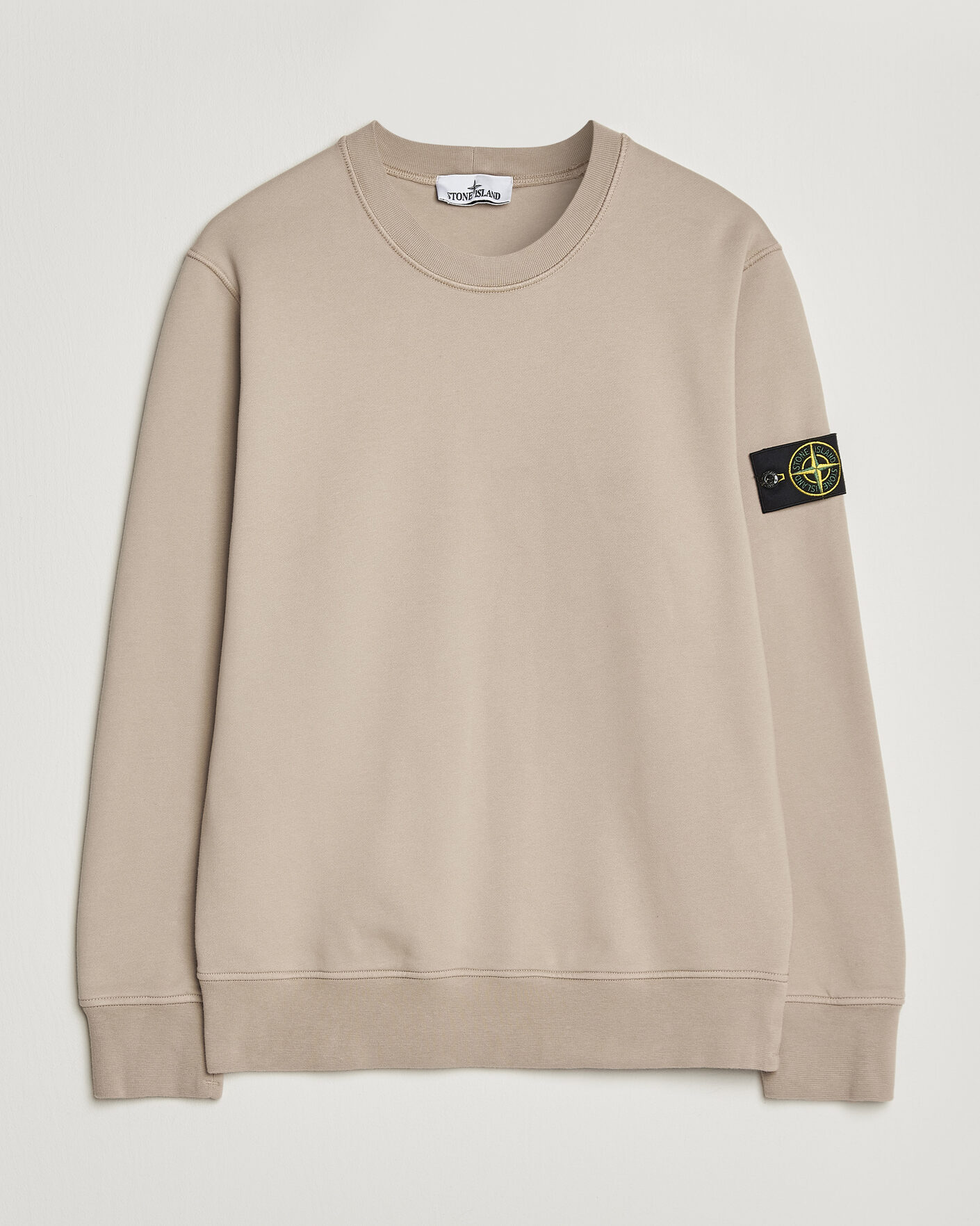 Uomini | Maglieria | Stone Island | Garment Dyed Fleece Sweatshirt Desert