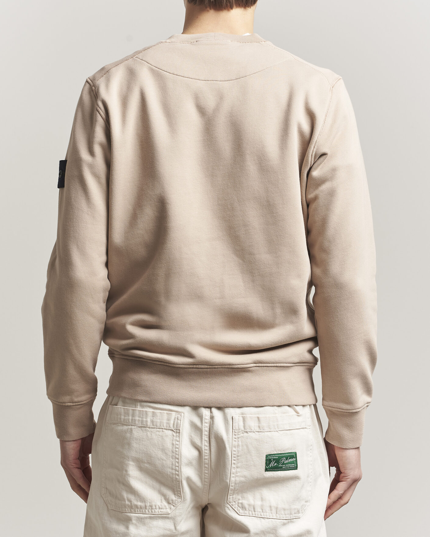 Uomini | Maglieria | Stone Island | Garment Dyed Fleece Sweatshirt Desert