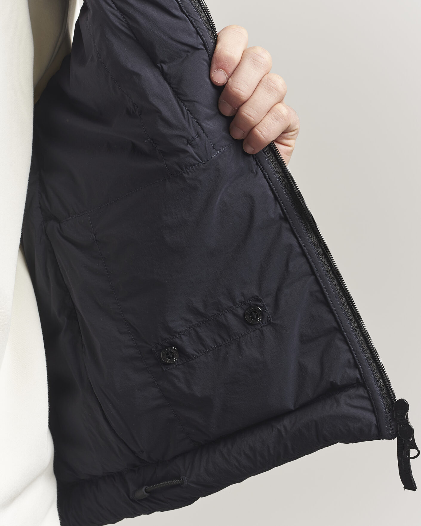 Uomini | Gilet | Stone Island | Nylon Down Vest Navy