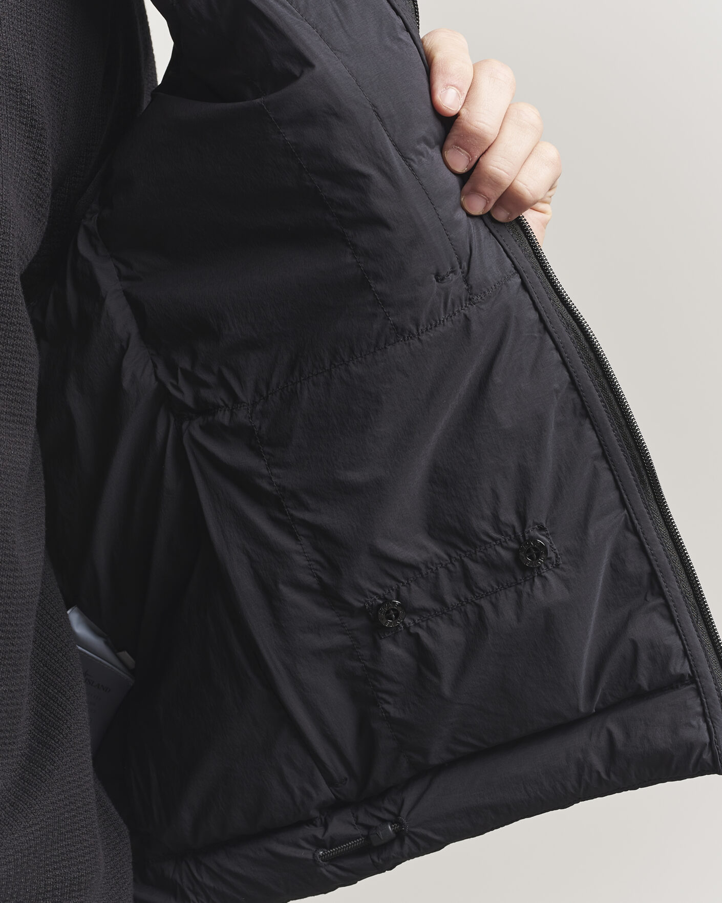 Uomini | Gilet | Stone Island | Nylon Down Vest Black