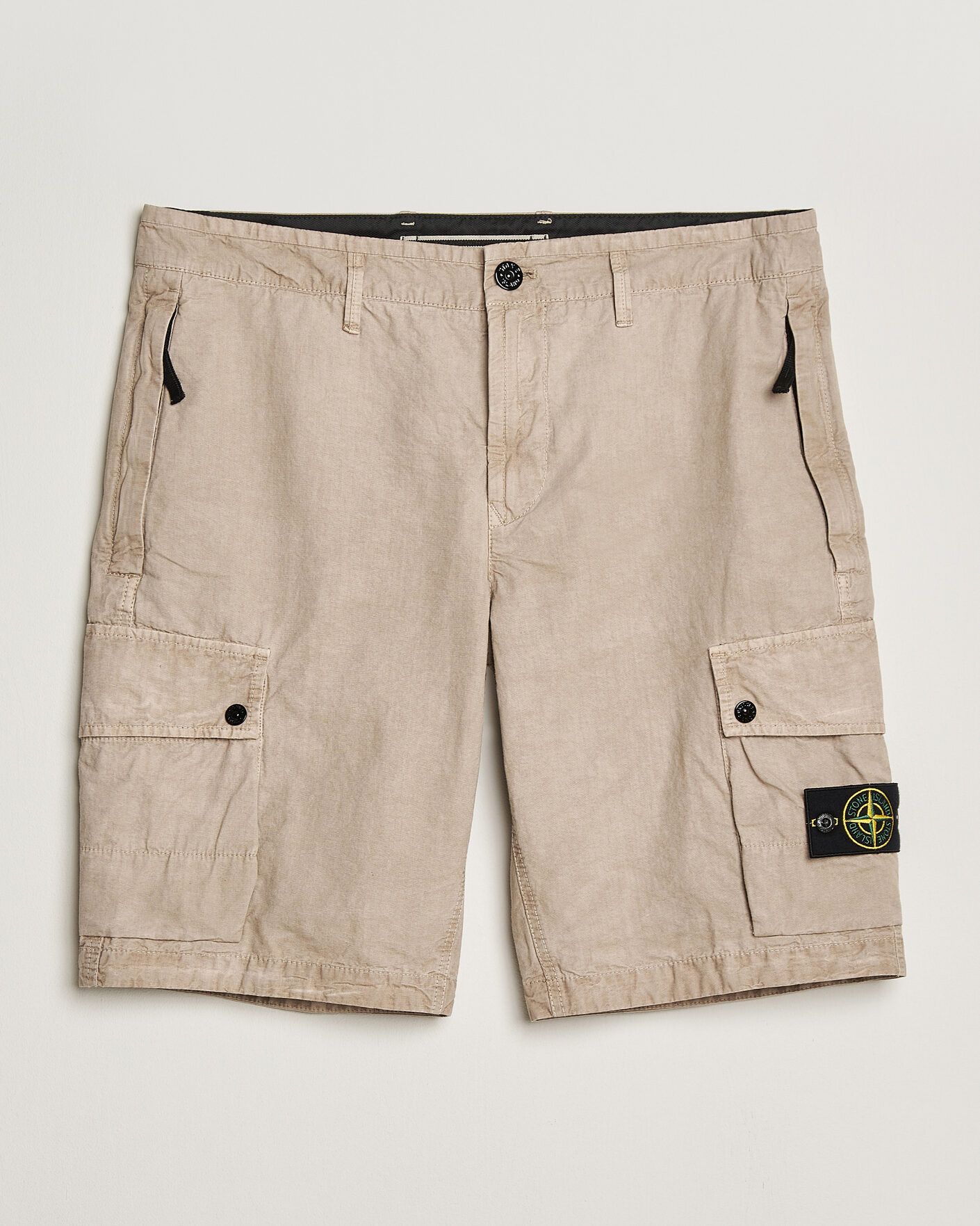 Uomini | Pantaloncini | Stone Island | Brushed Cotton Canvas Cargo Shorts Desert