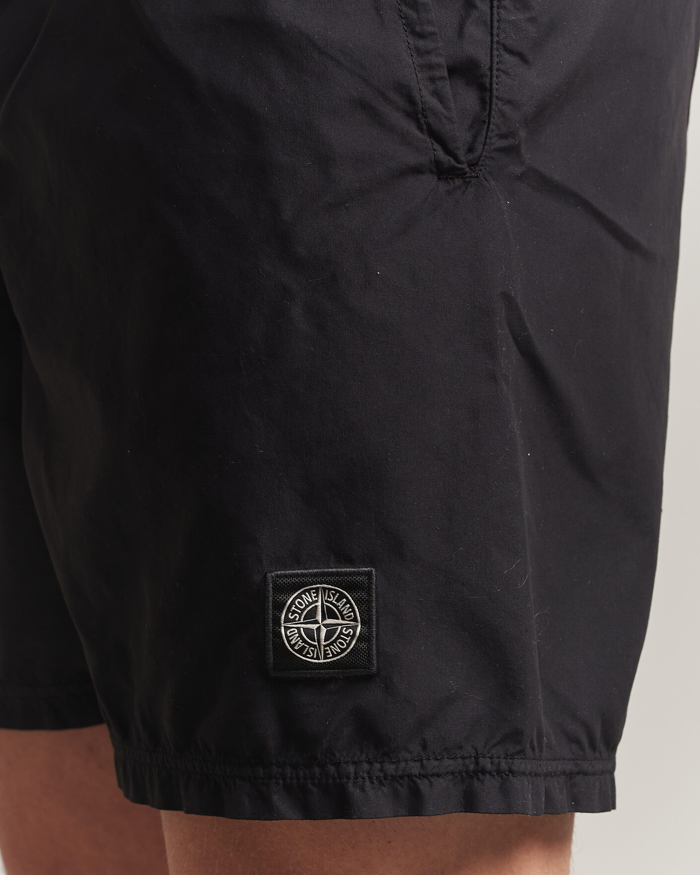 Uomini | Costumi da bagno | Stone Island | Brushed Nylon Swimshorts Black