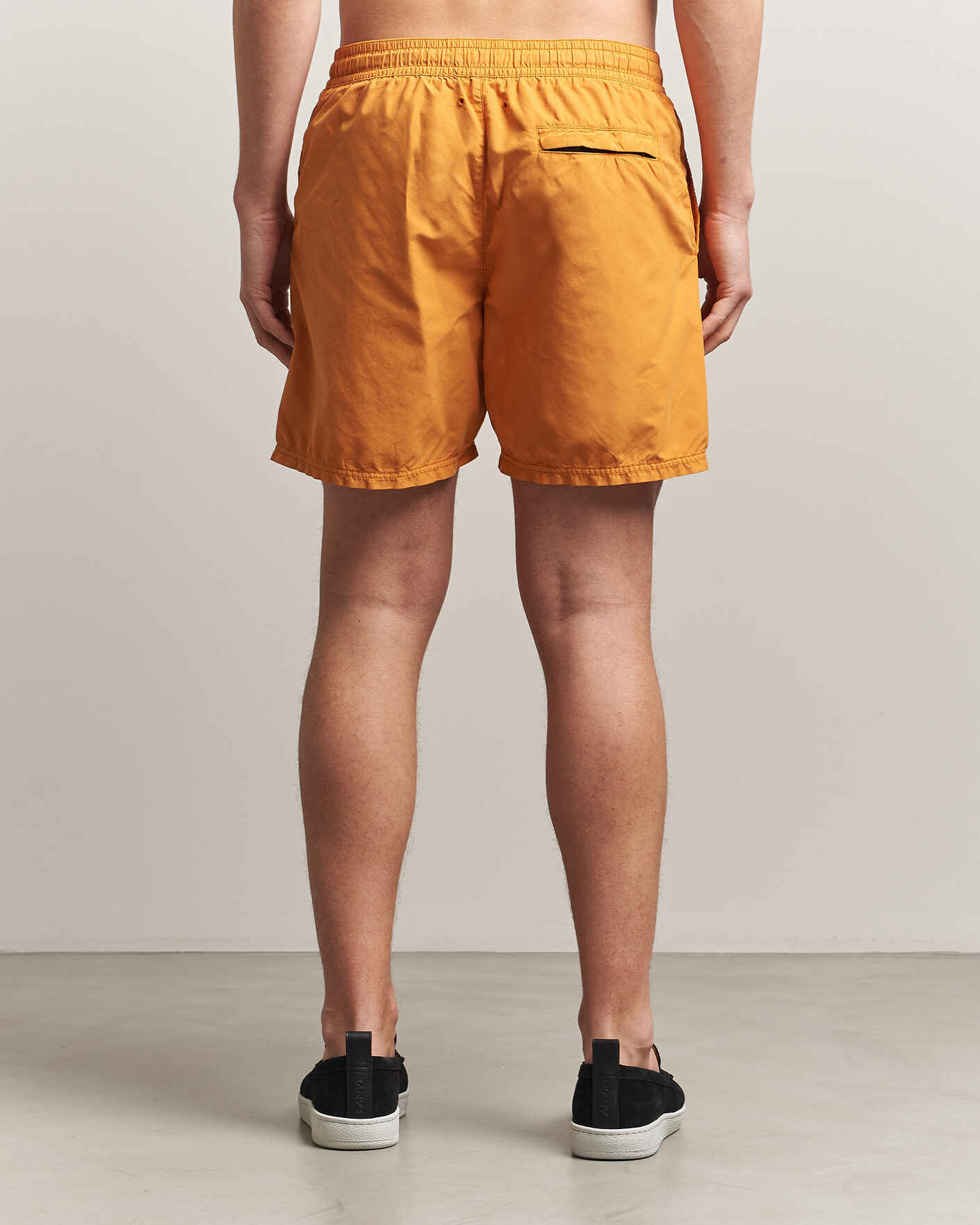 Uomini | Costumi da bagno | Stone Island | Brushed Nylon Swimshorts Tangerine