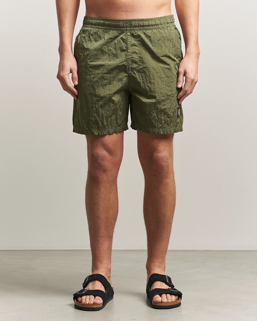 Uomini | Costumi da bagno | Stone Island | Nylon Metal Econyl Swimshorts Military Green