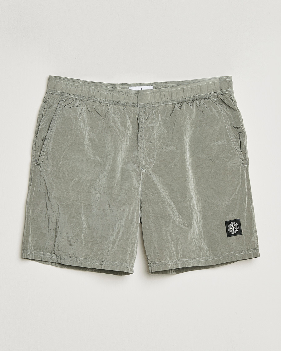 Uomini | Costumi da bagno | Stone Island | Nylon Metal Econyl Swimshorts Pearl Grey