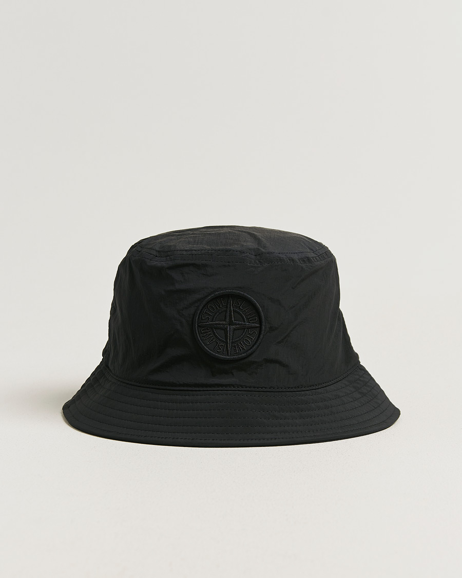 Uomini | Cappelli & Berretti | Stone Island | Nylon Metal Bucket Hat Black