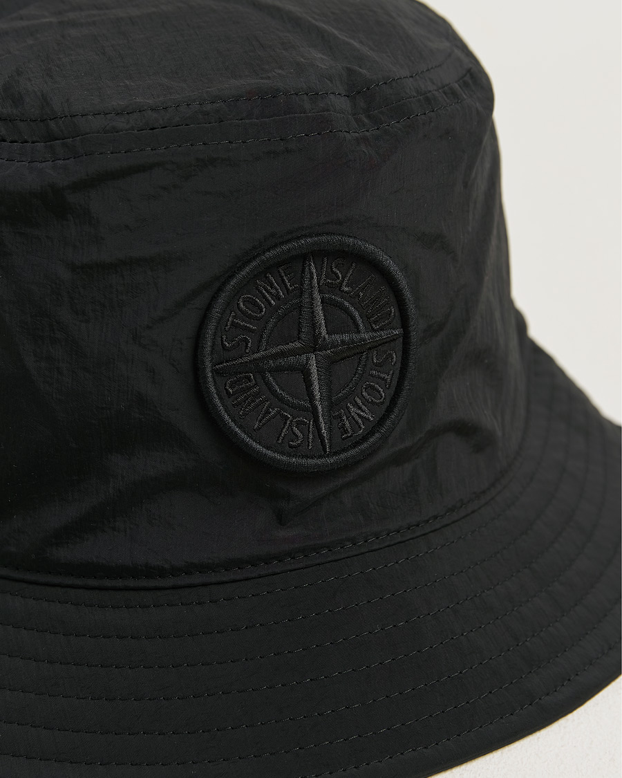 Uomini | Cappelli & Berretti | Stone Island | Nylon Metal Bucket Hat Black