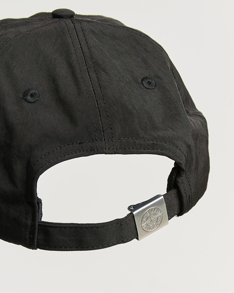 Uomini | Cappelli & Berretti | Stone Island | Nylon Oxford Cap Black