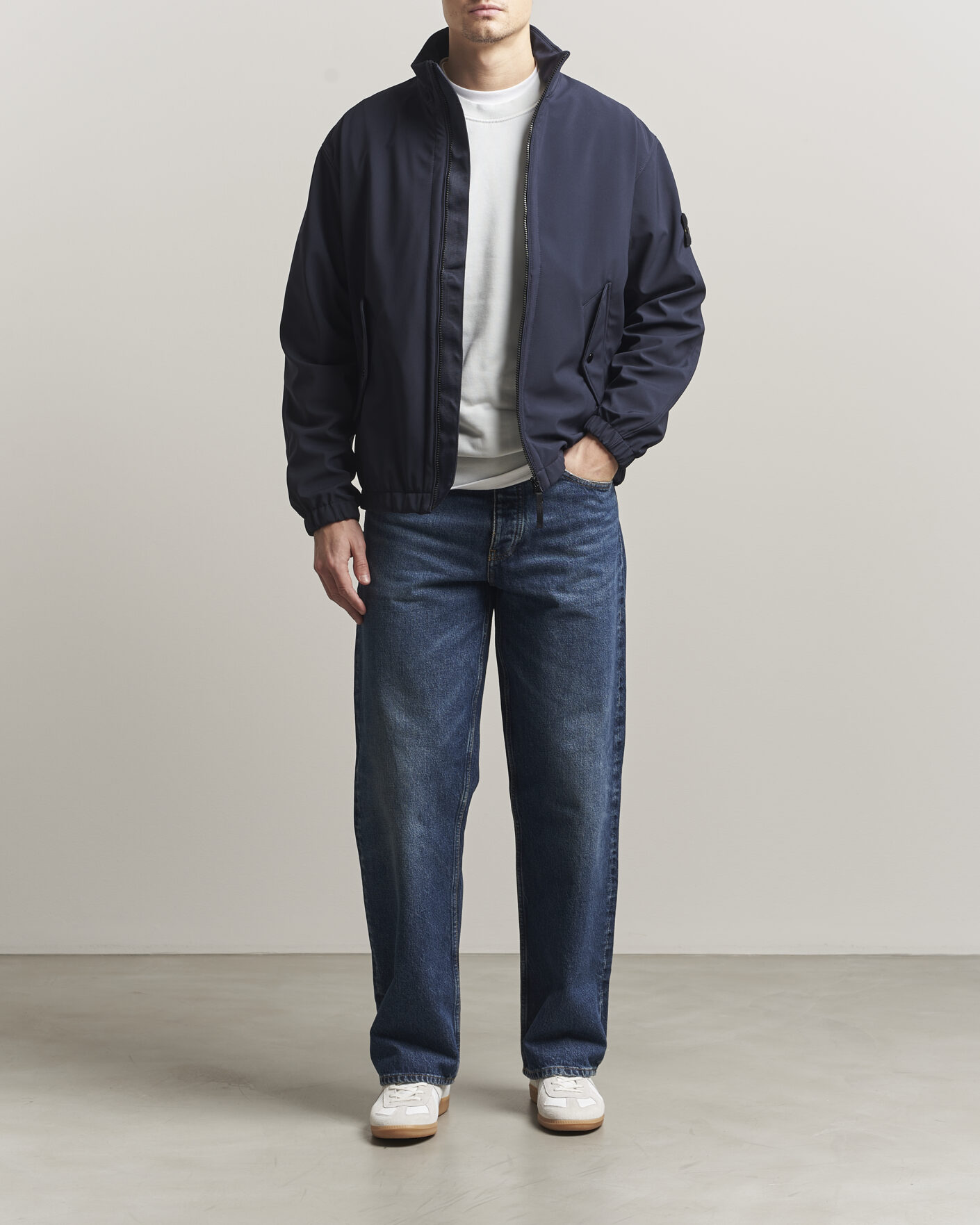 Uomini | Giacche | Stone Island | Soft Shell Jacket Navy