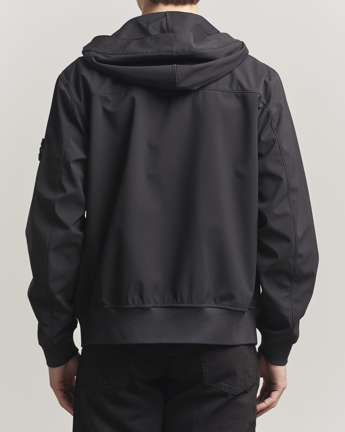 Uomini | Giacche | Stone Island | Soft Shell Hooded Jacket Black