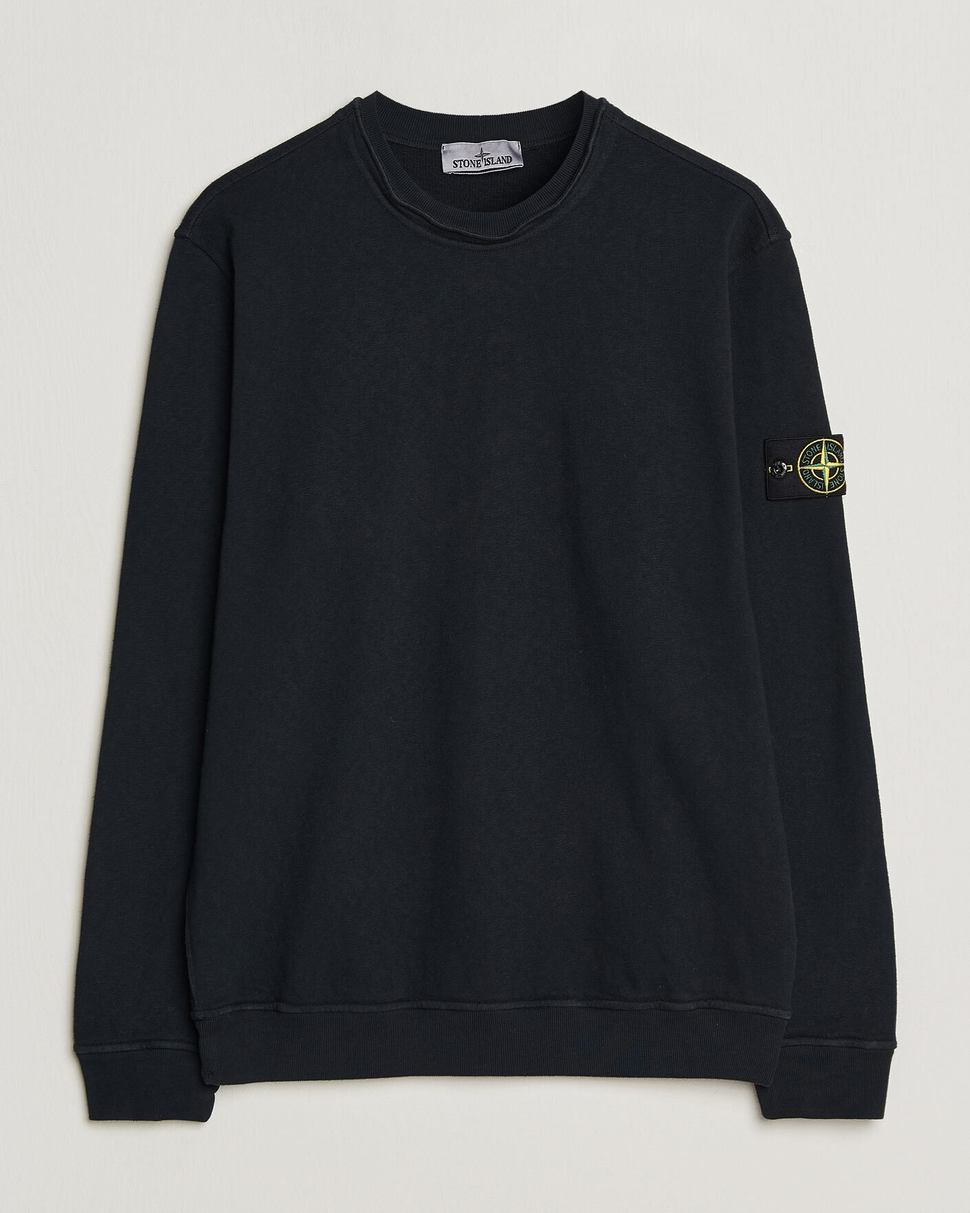 Uomini | Maglieria | Stone Island | Old Dyed Cotton Sweatshirt Navy
