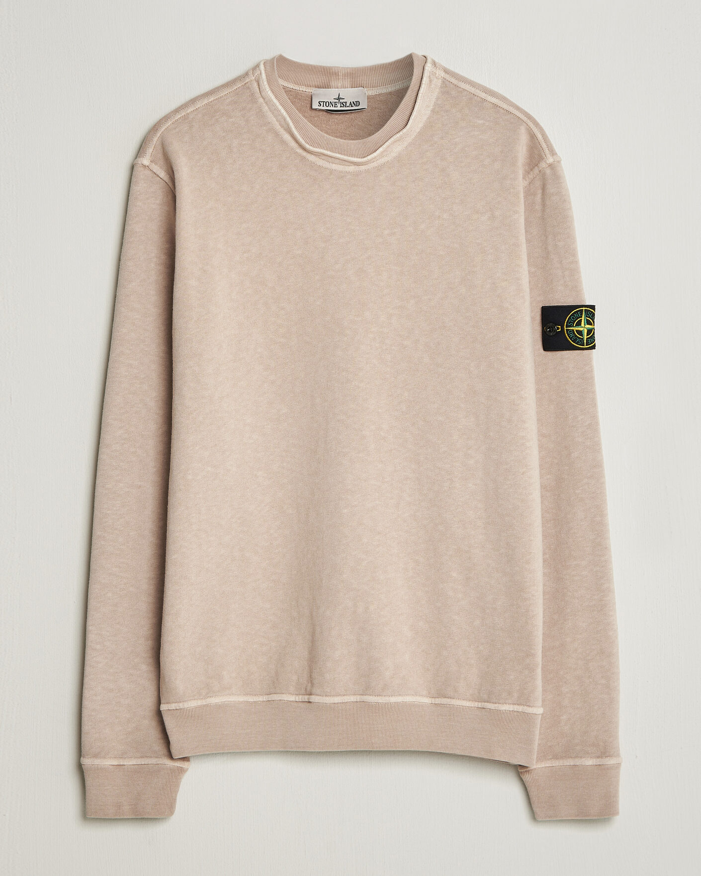 Uomini | Maglieria | Stone Island | Old Dyed Cotton Sweatshirt Desert